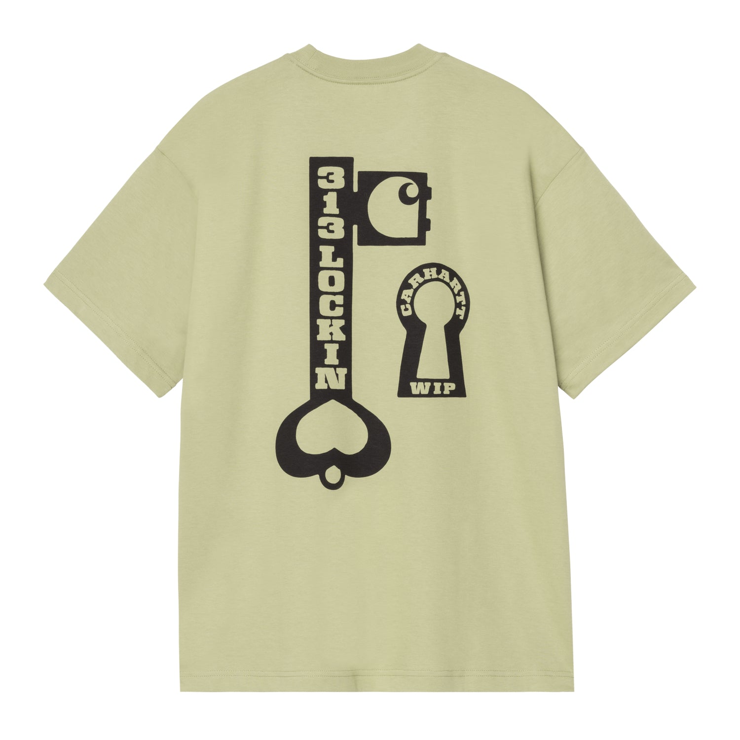 S/S Locked T-Shirt - Gentle Green