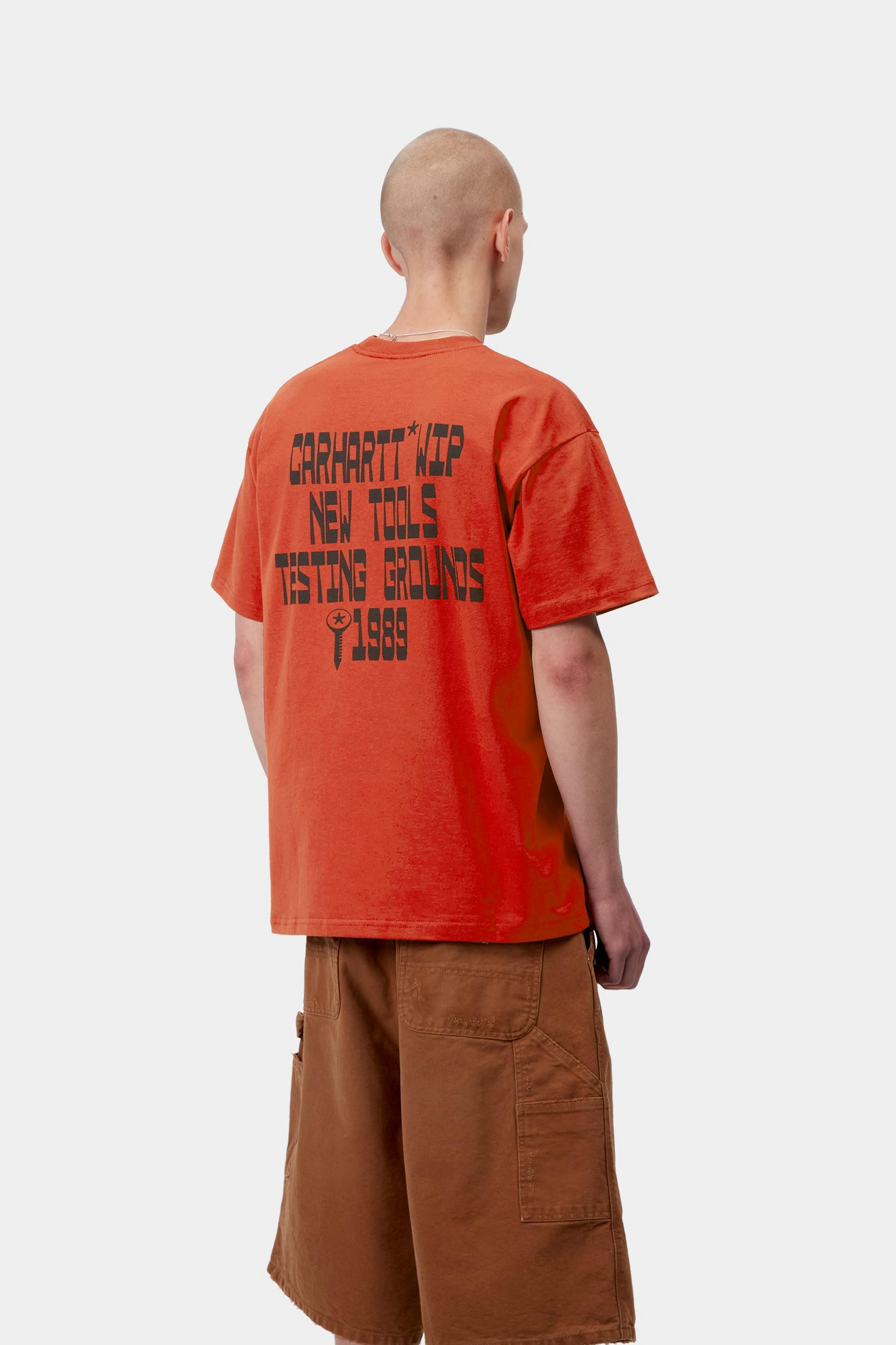 10XL@プロフ必読 ヴェトモン　カーハート　オーバーサイズシャツ ショートスリーブブロックスTシャツ