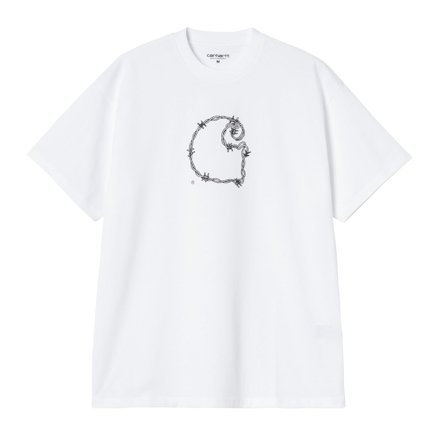 S/S Barbwire C T-Shirt - White