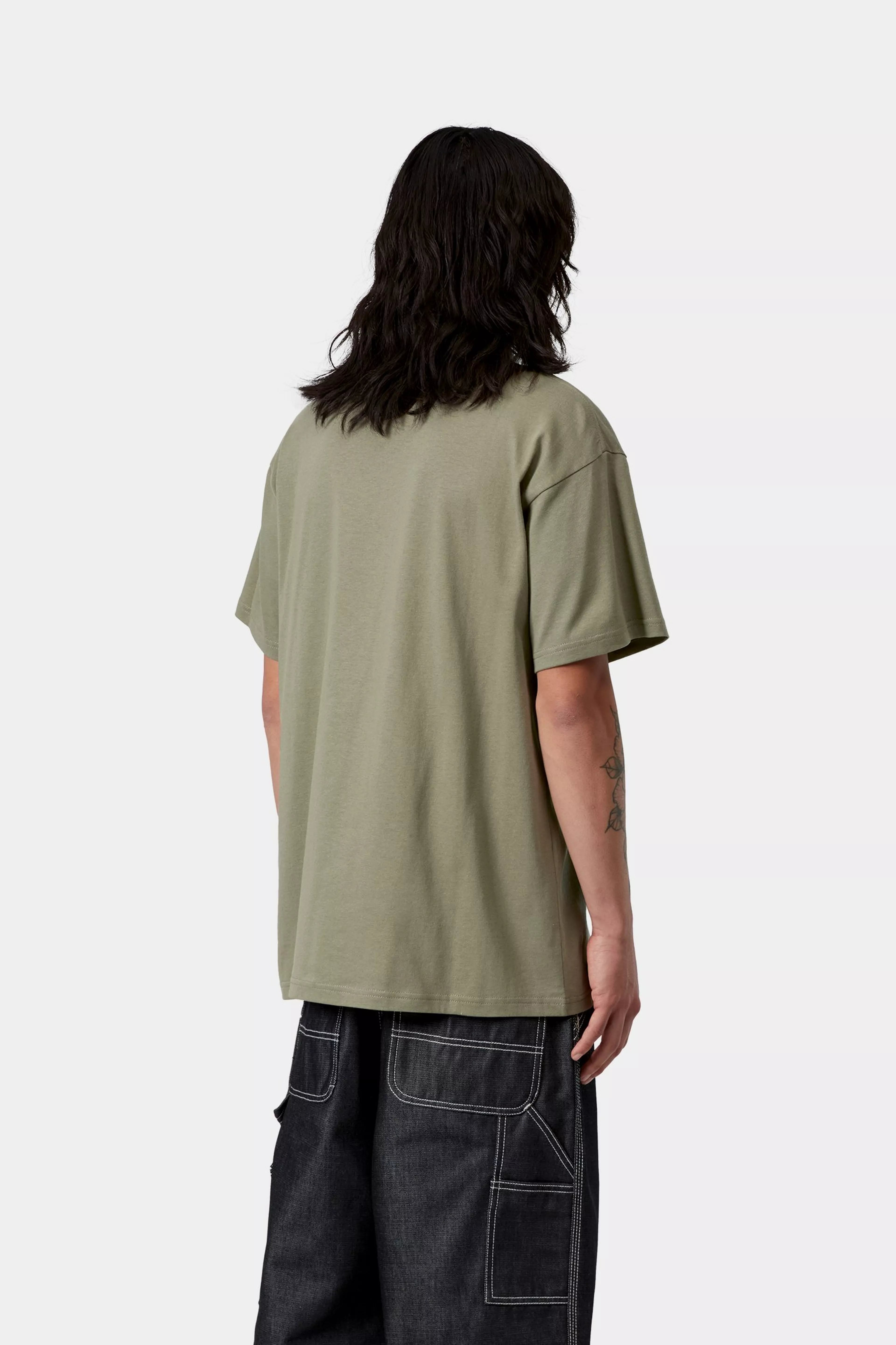 S/S Barbwire C T-Shirt - Dollar Green