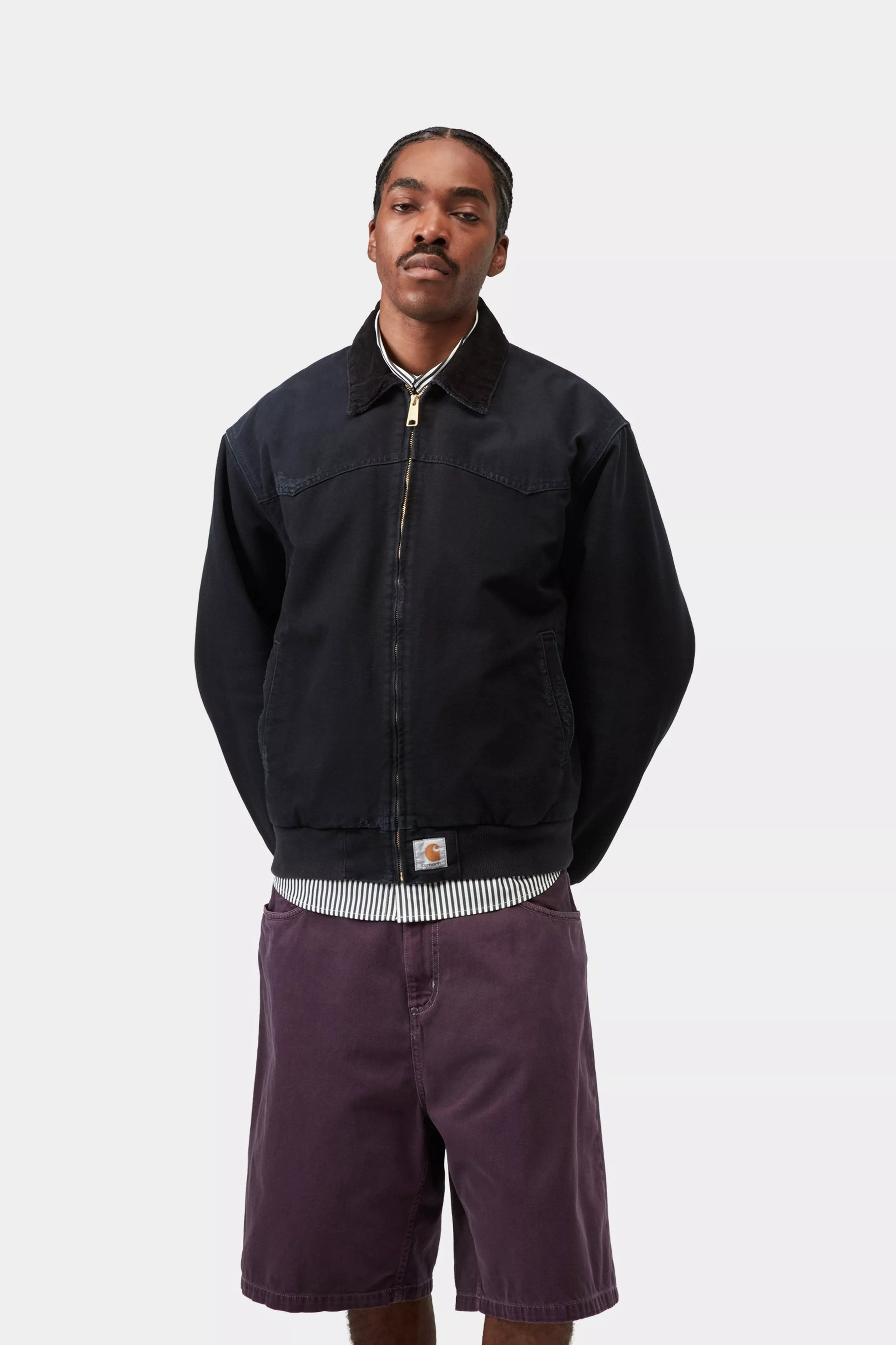 OG Santa Fe Jacket - Black / Black (grind wash)