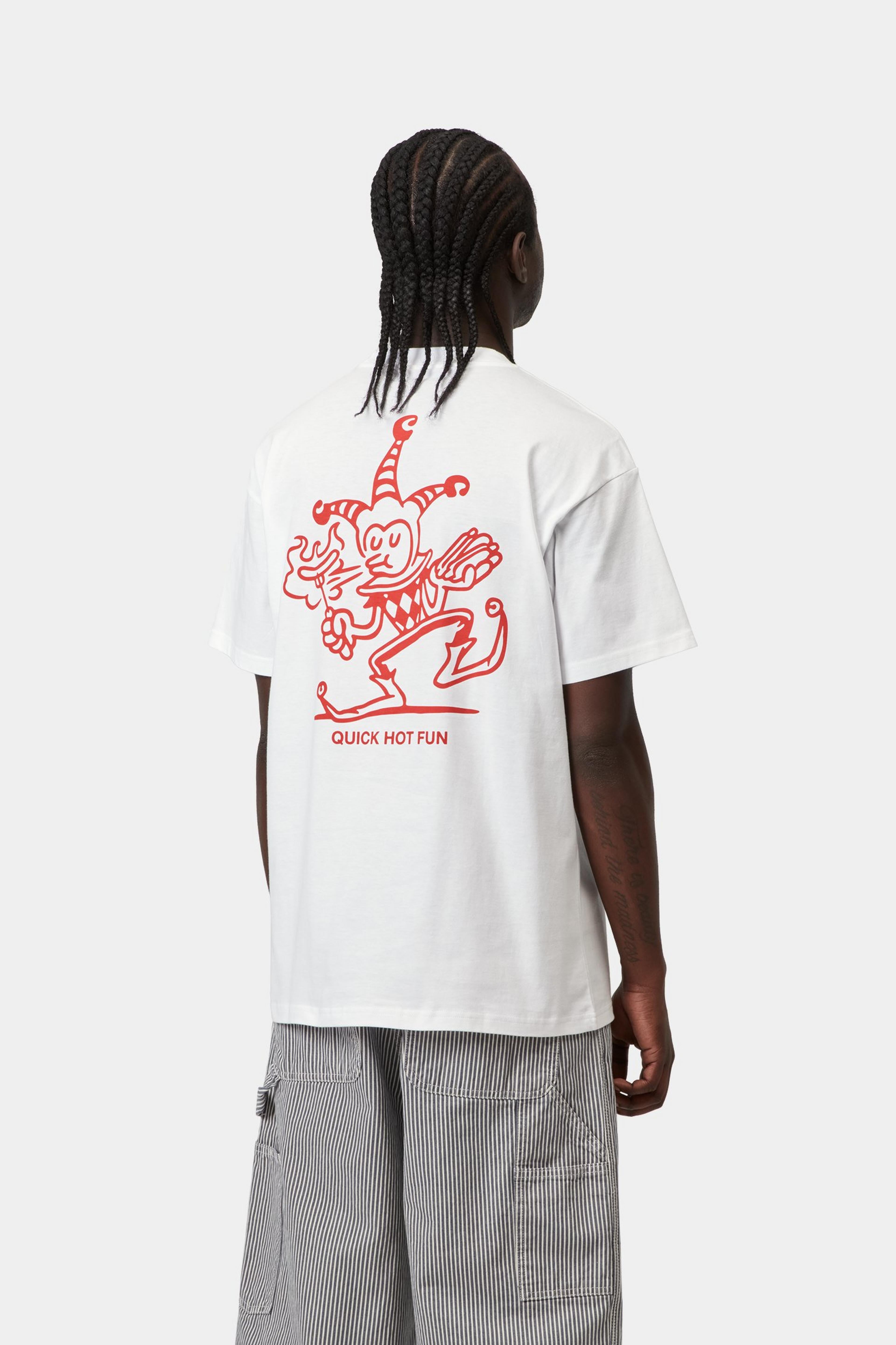 S/S Harlequin BBQ T-Shirt - White