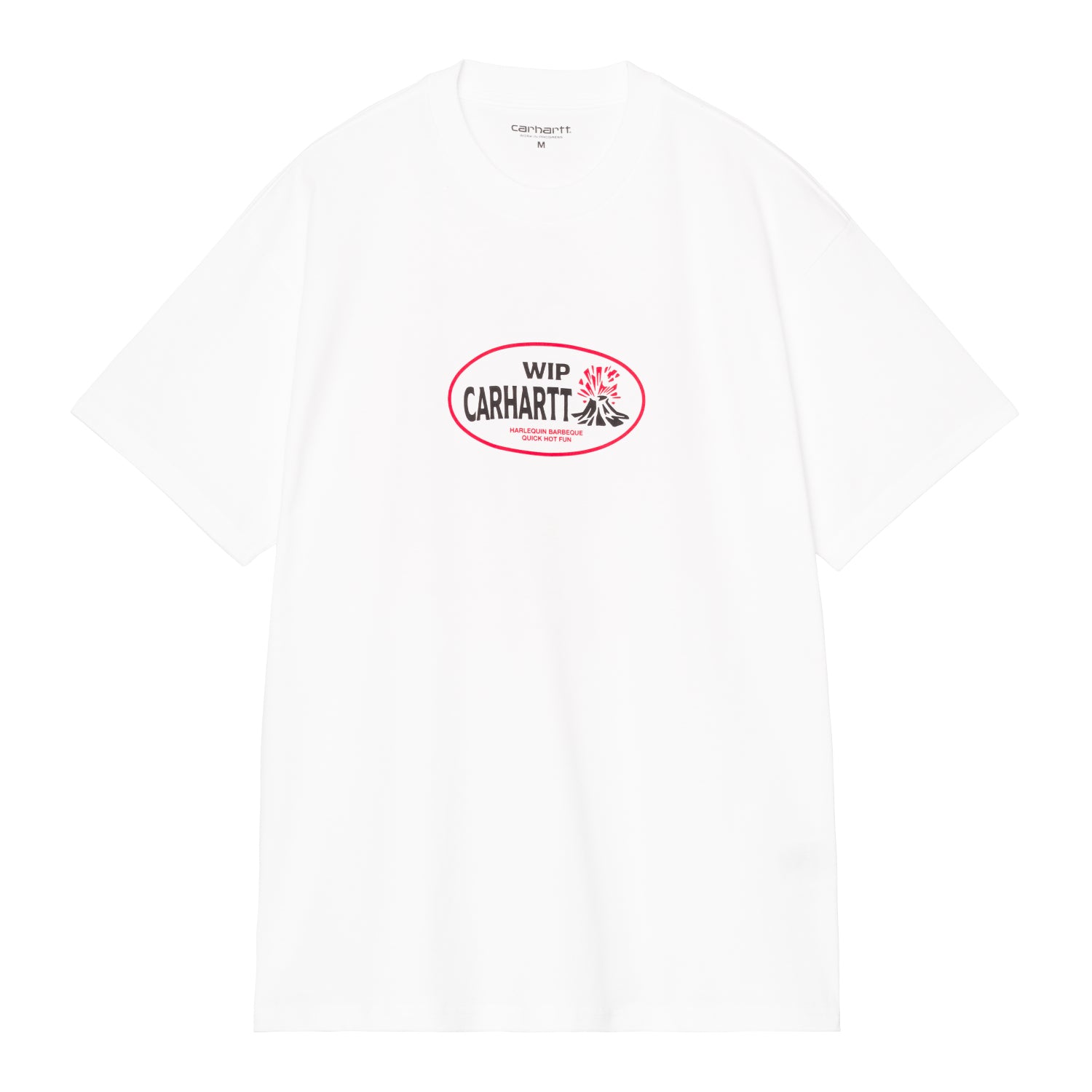 S/S Harlequin BBQ T-Shirt - White