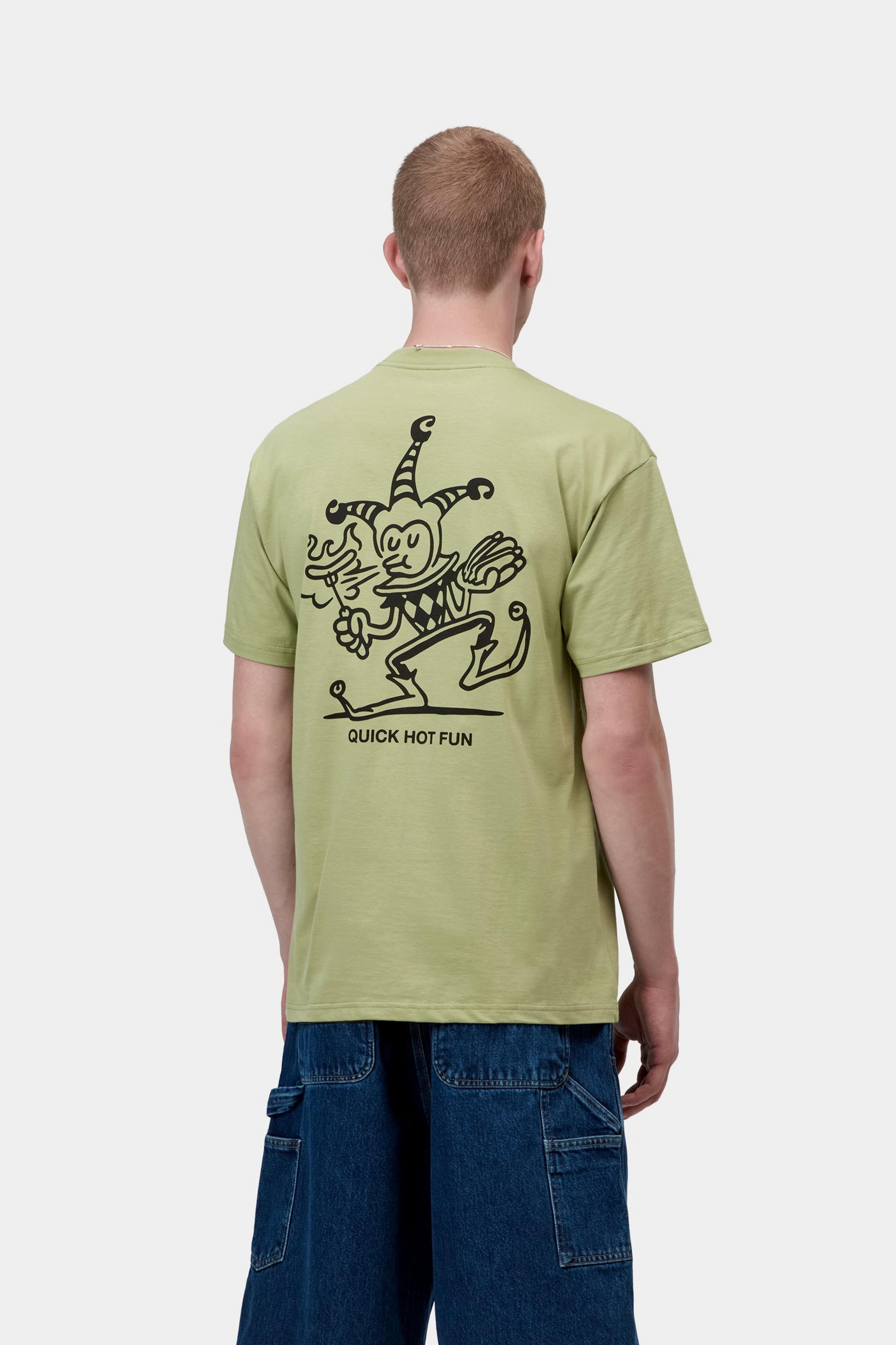 S/S Harlequin BBQ T-Shirt - Gentle Green