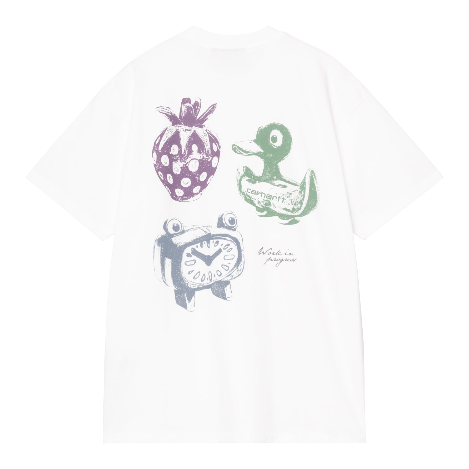 S/S Forma T-Shirt - White (heavy stone wash)