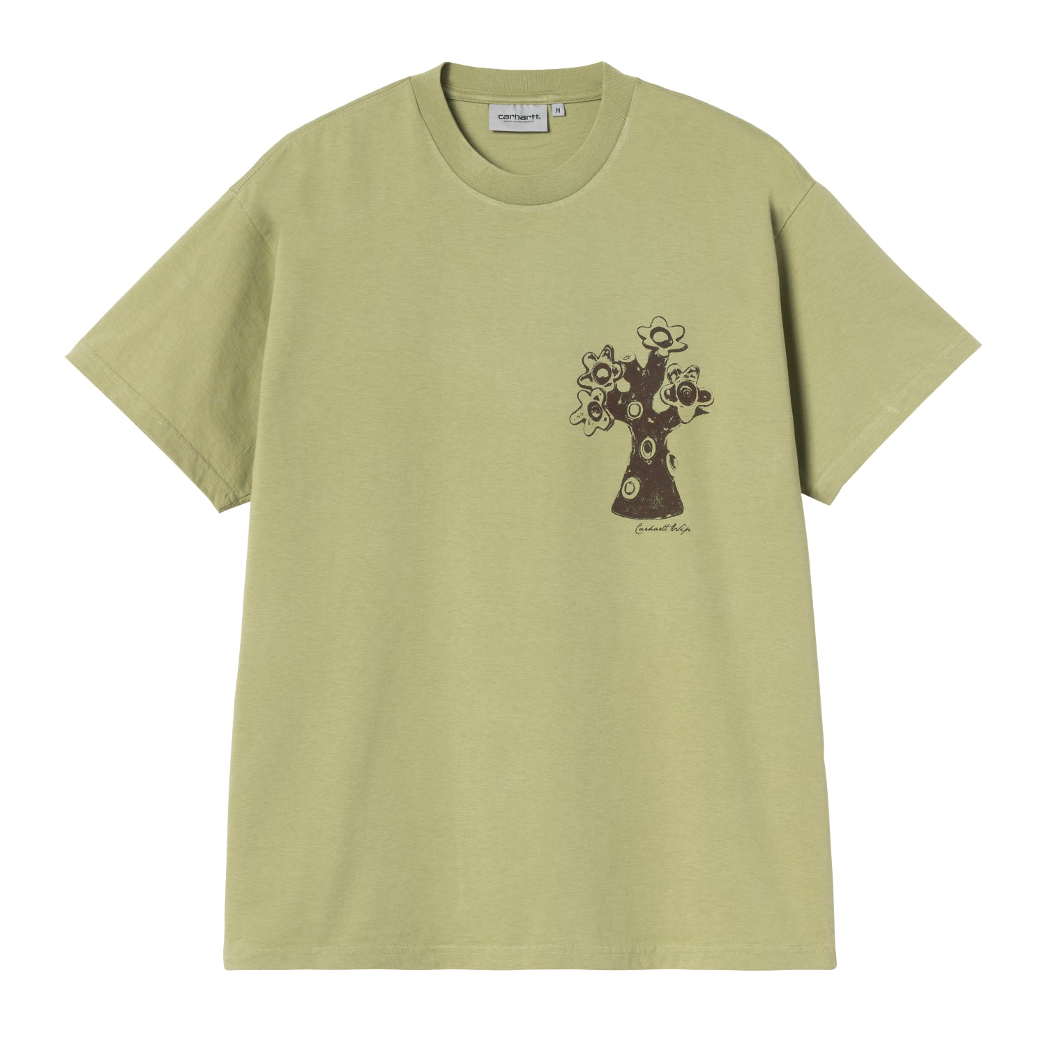S/S Forma T-Shirt - Green (heavy stone wash)