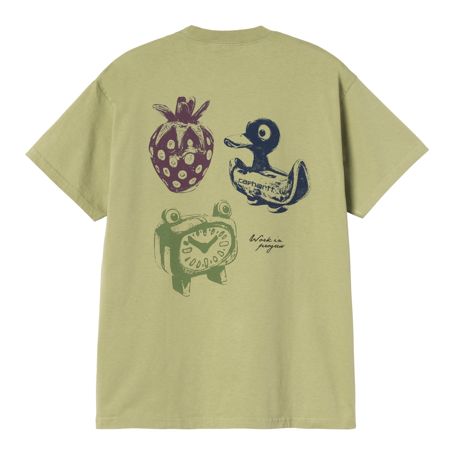 S/S Forma T-Shirt - Green (heavy stone wash)