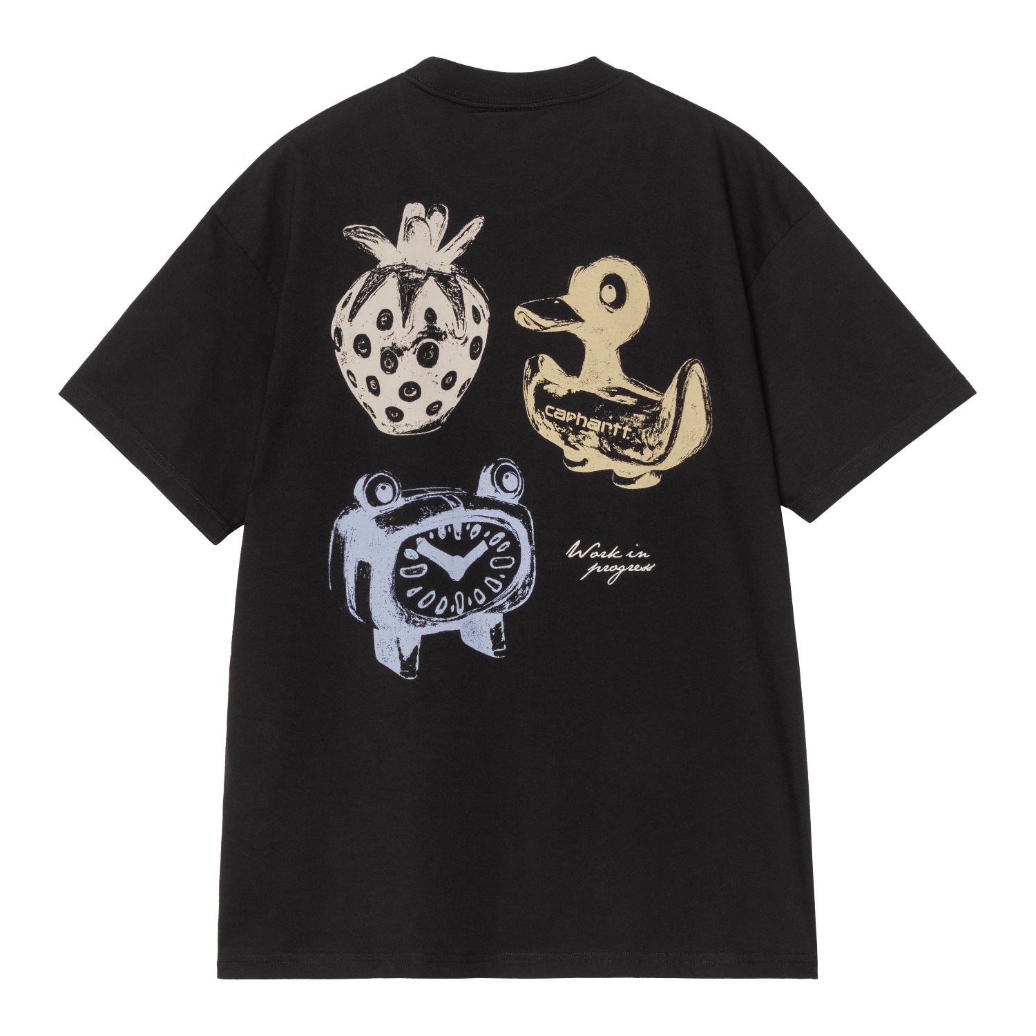 S/S Forma T-Shirt - Black (heavy stone wash)