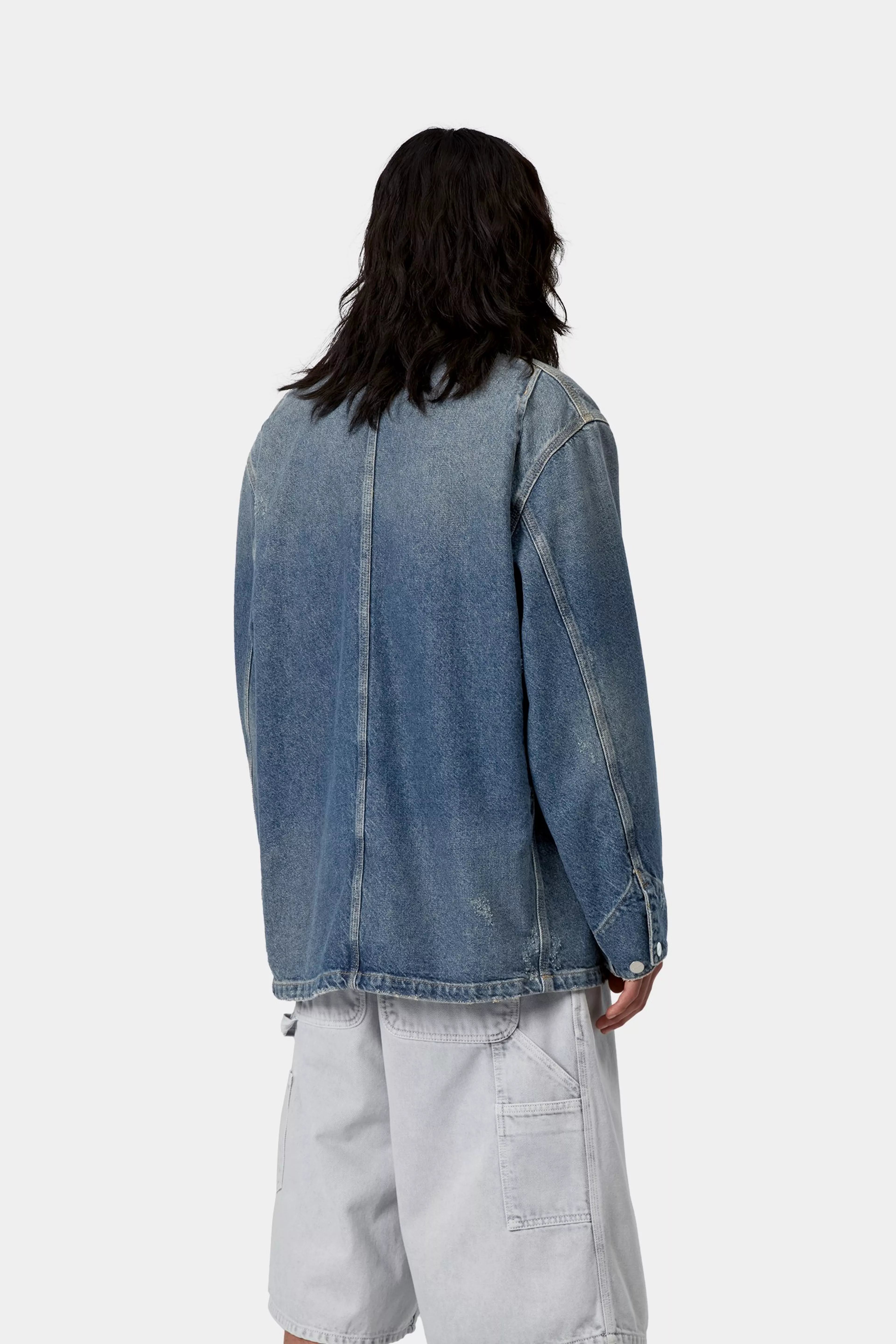 Aden Chore Coat - Blue (grind wash)