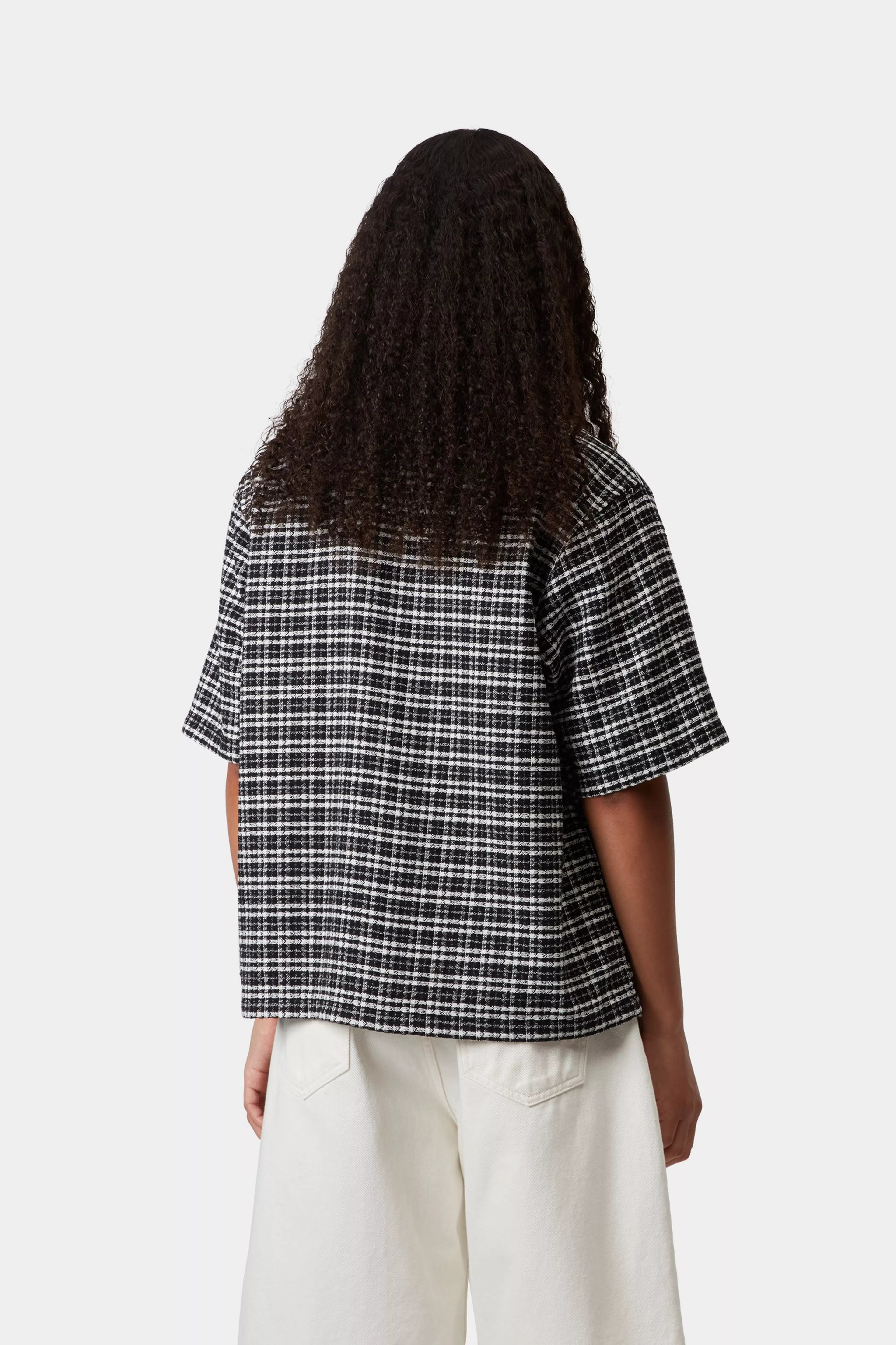 W' S/S Michigan Shirt - Kander Check, Black