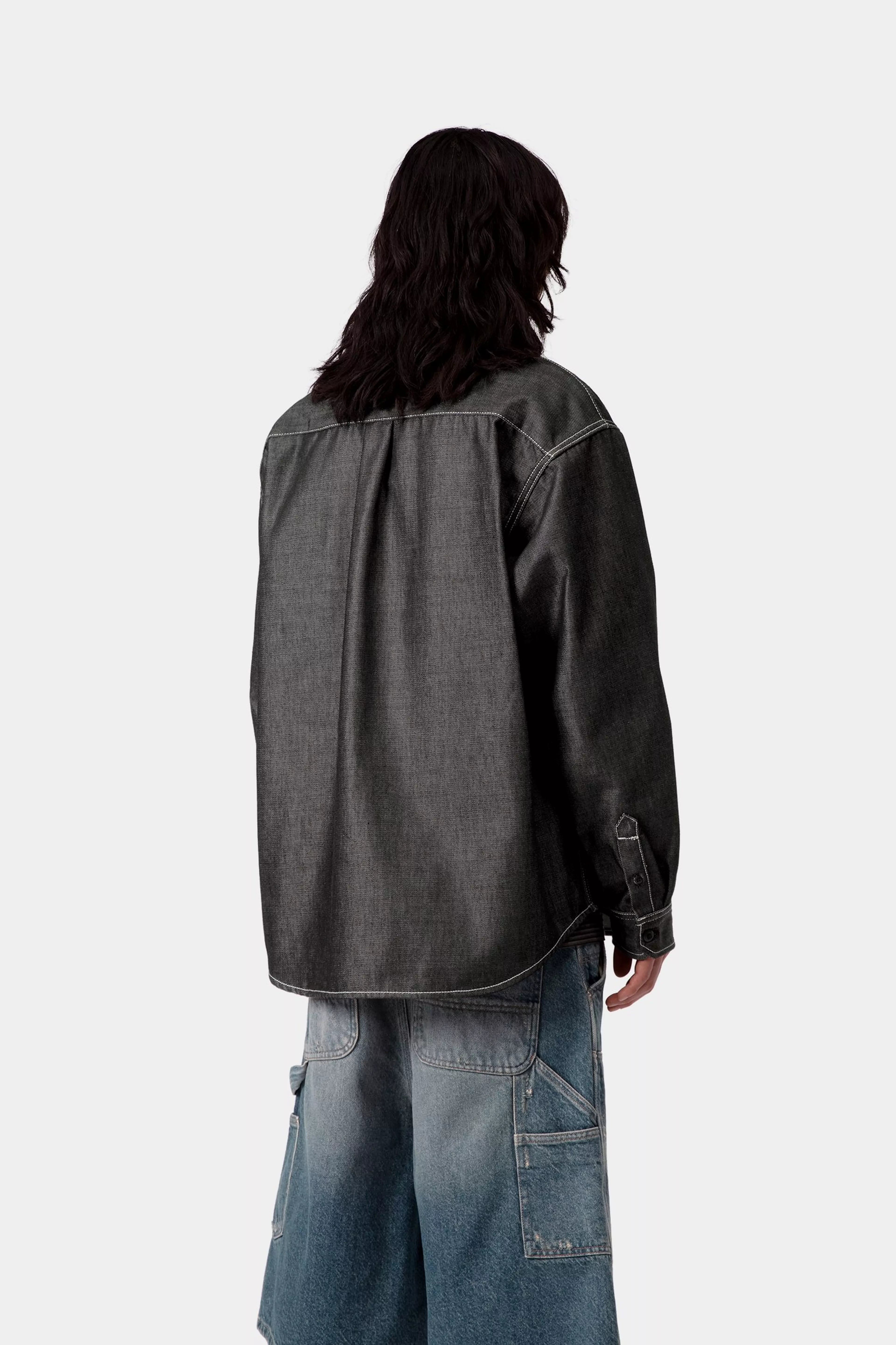 Tigan Shirt Jac - Black (rigid)