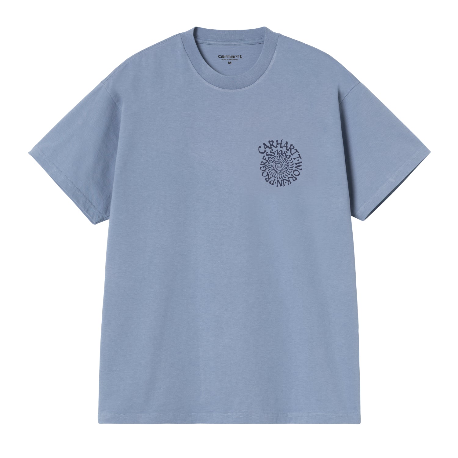 S/S Spirals T-Shirt - Gentle Blue