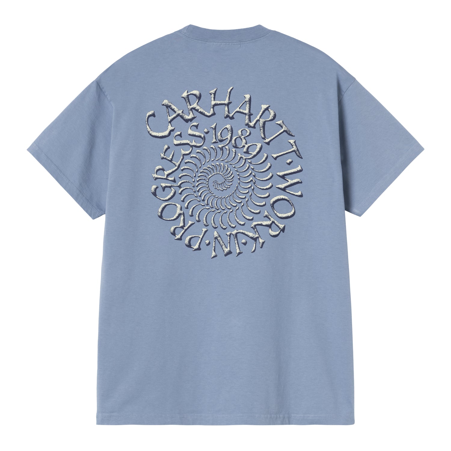 S/S Spirals T-Shirt - Gentle Blue