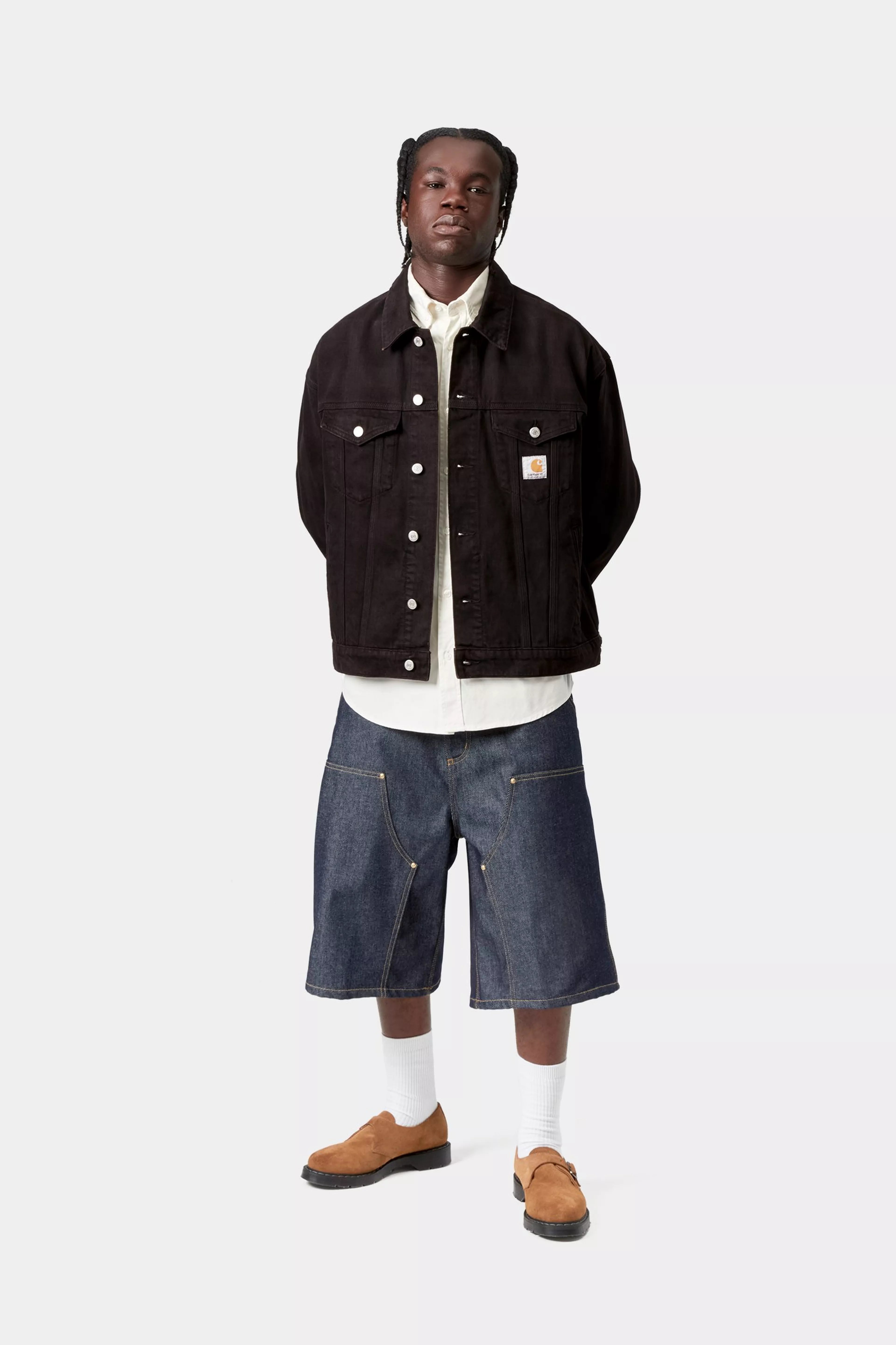 Everson Trucker Jacket - Black / Palisander 5