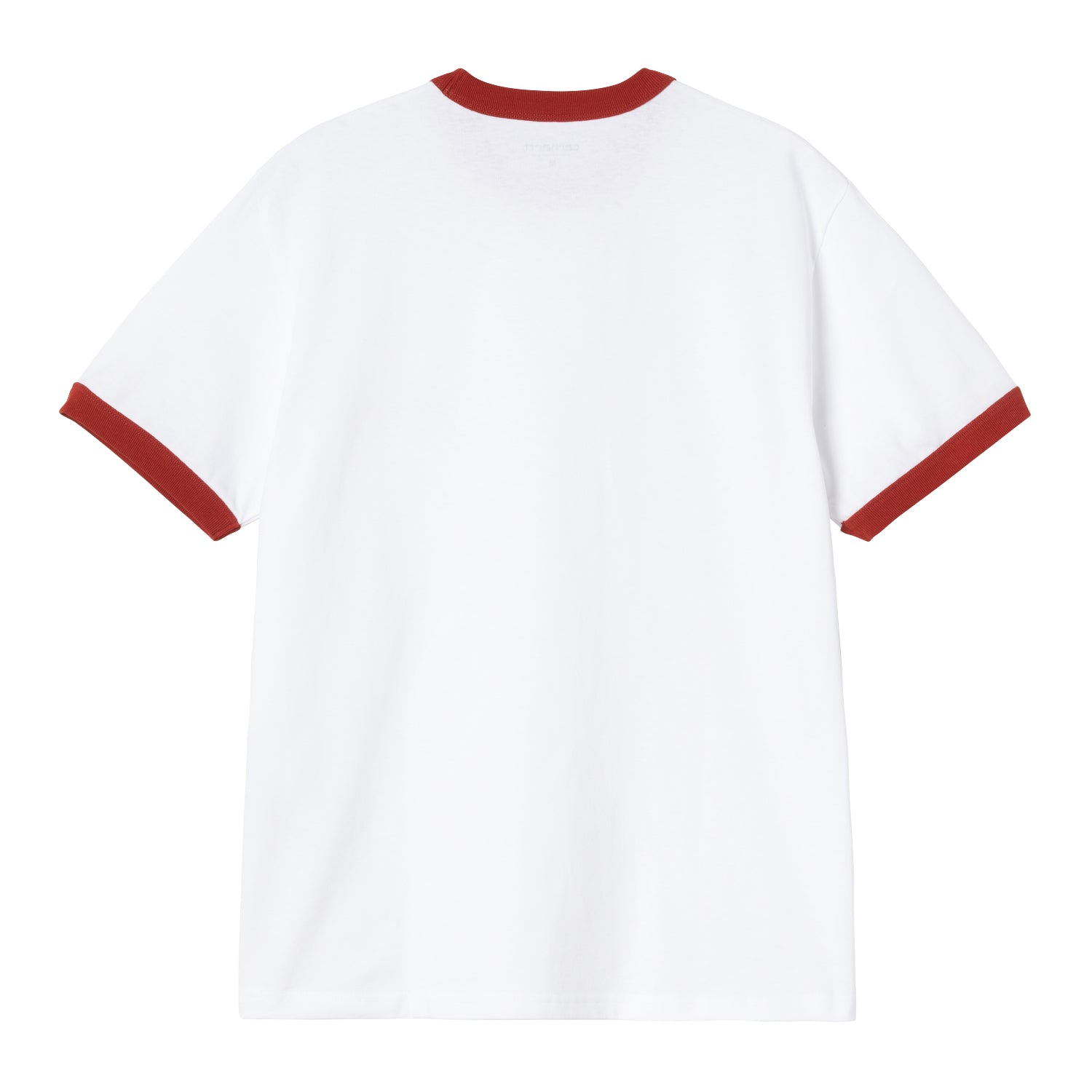S/S Ip Ringer T-Shirt - White / Red / Red