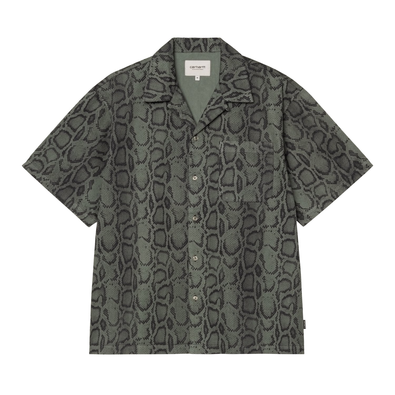S/S Snake Camo Shirt - Snake Camo, Leaf (garment dyed)