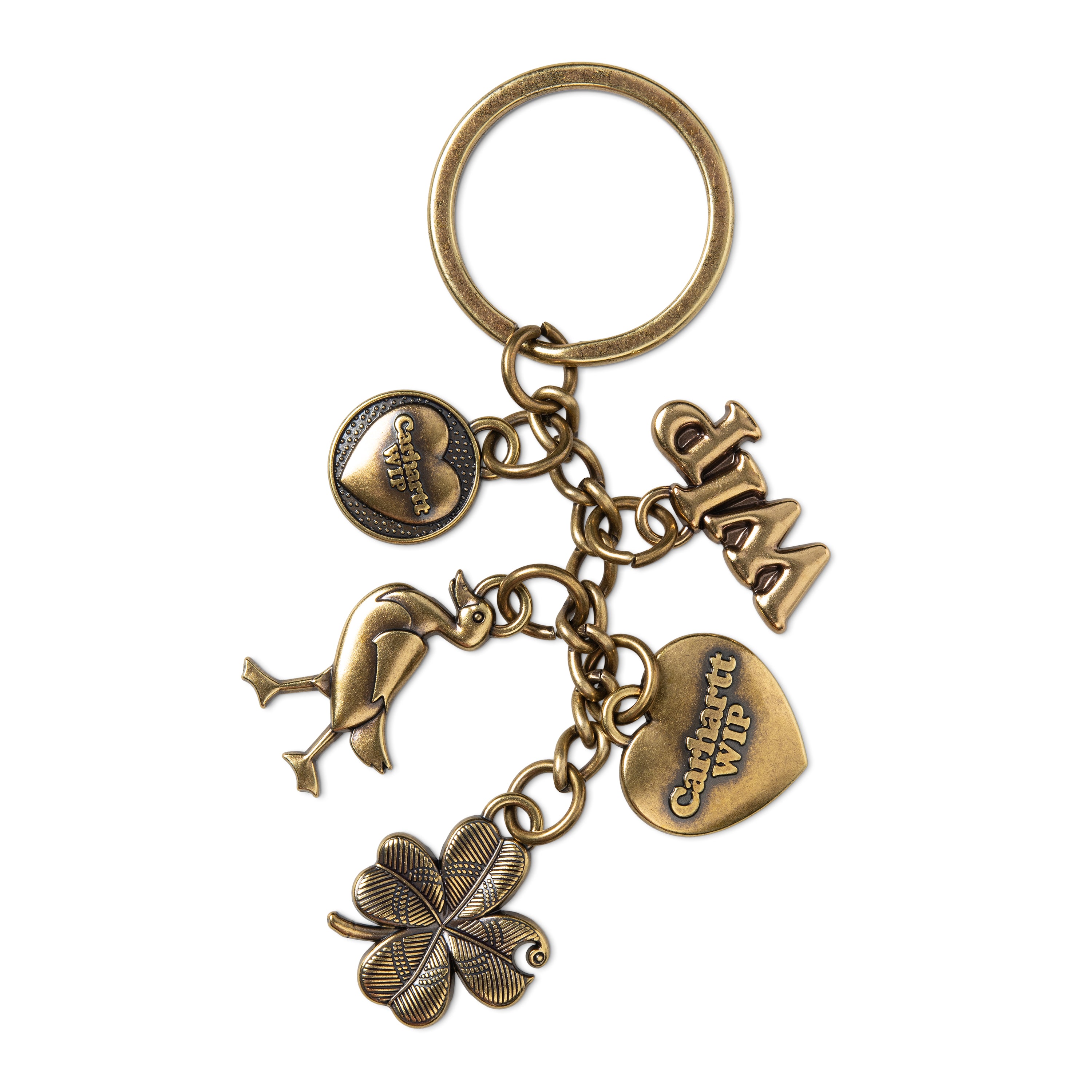 Charms Keychain - Gold