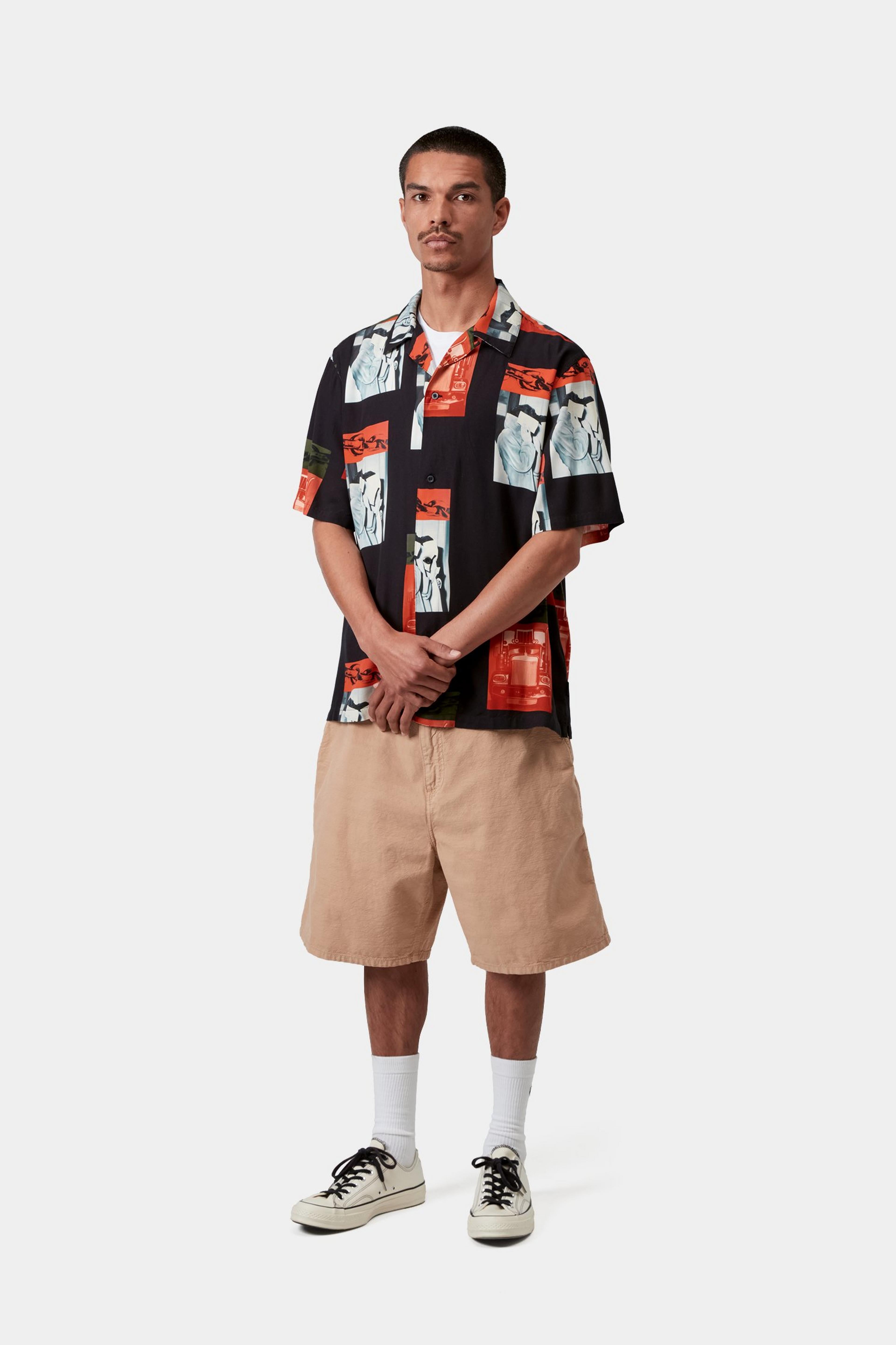 S/S Sean Hamilton Shirt - Sean Hamilton Print, Black