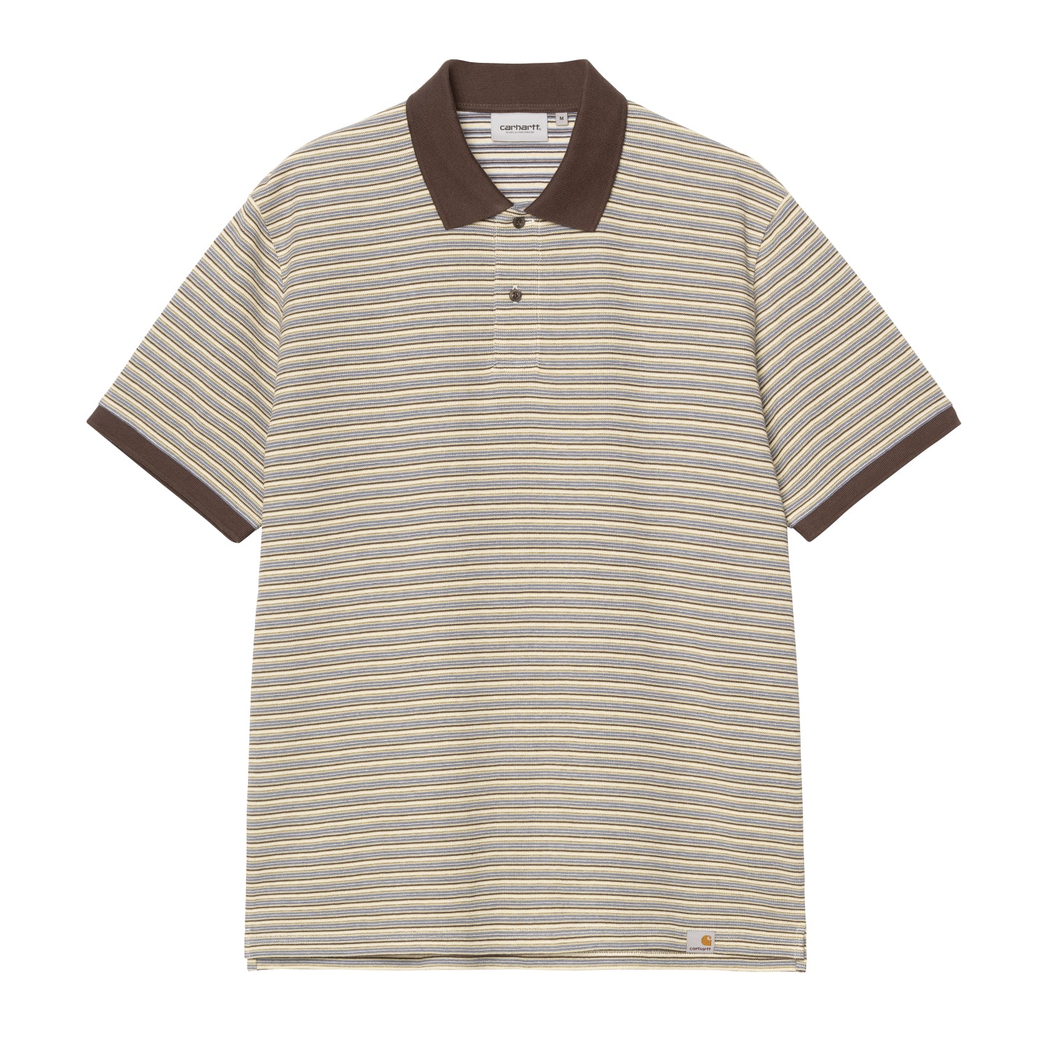 S/S Dion Polo - Dion Stripe, Wax