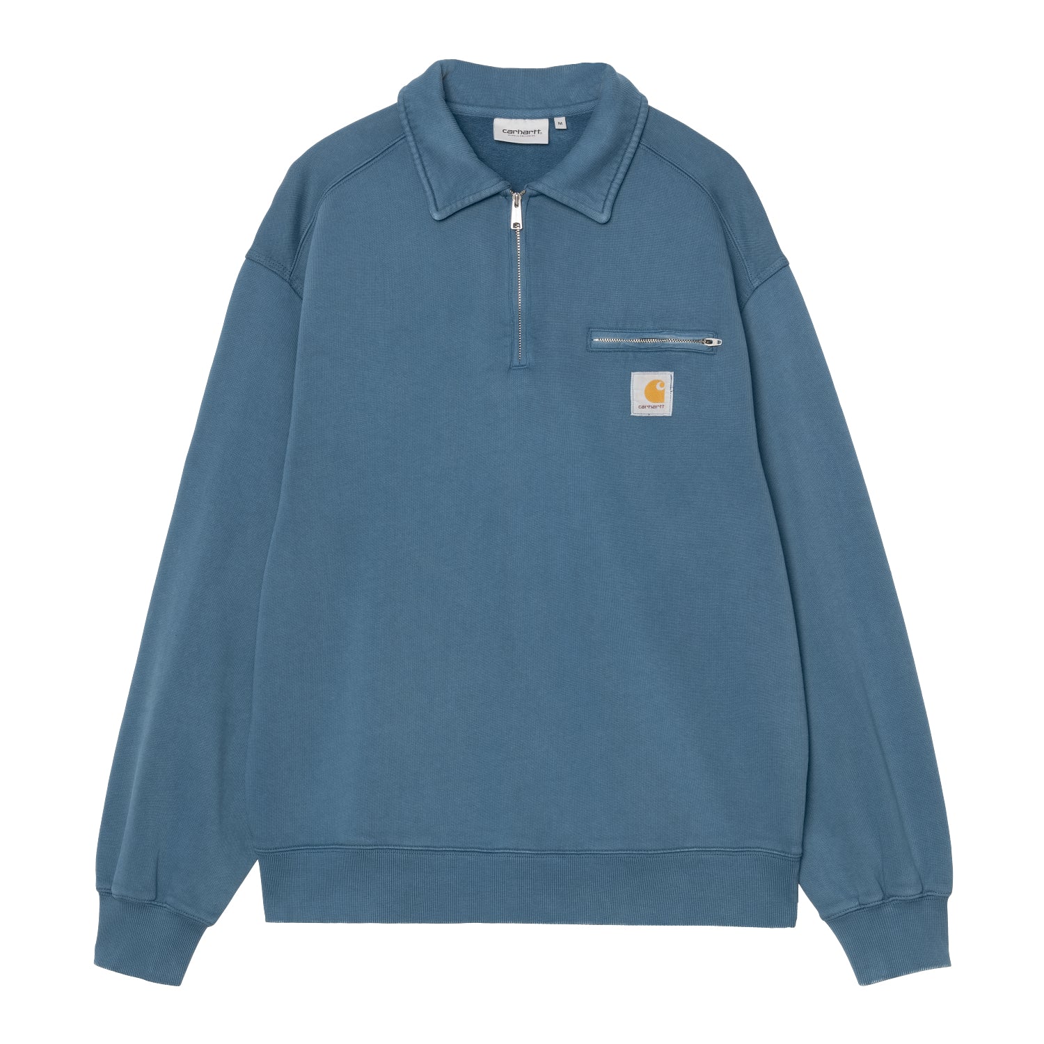 Half Zip Detroit Sweat - Blue River (stone washed)