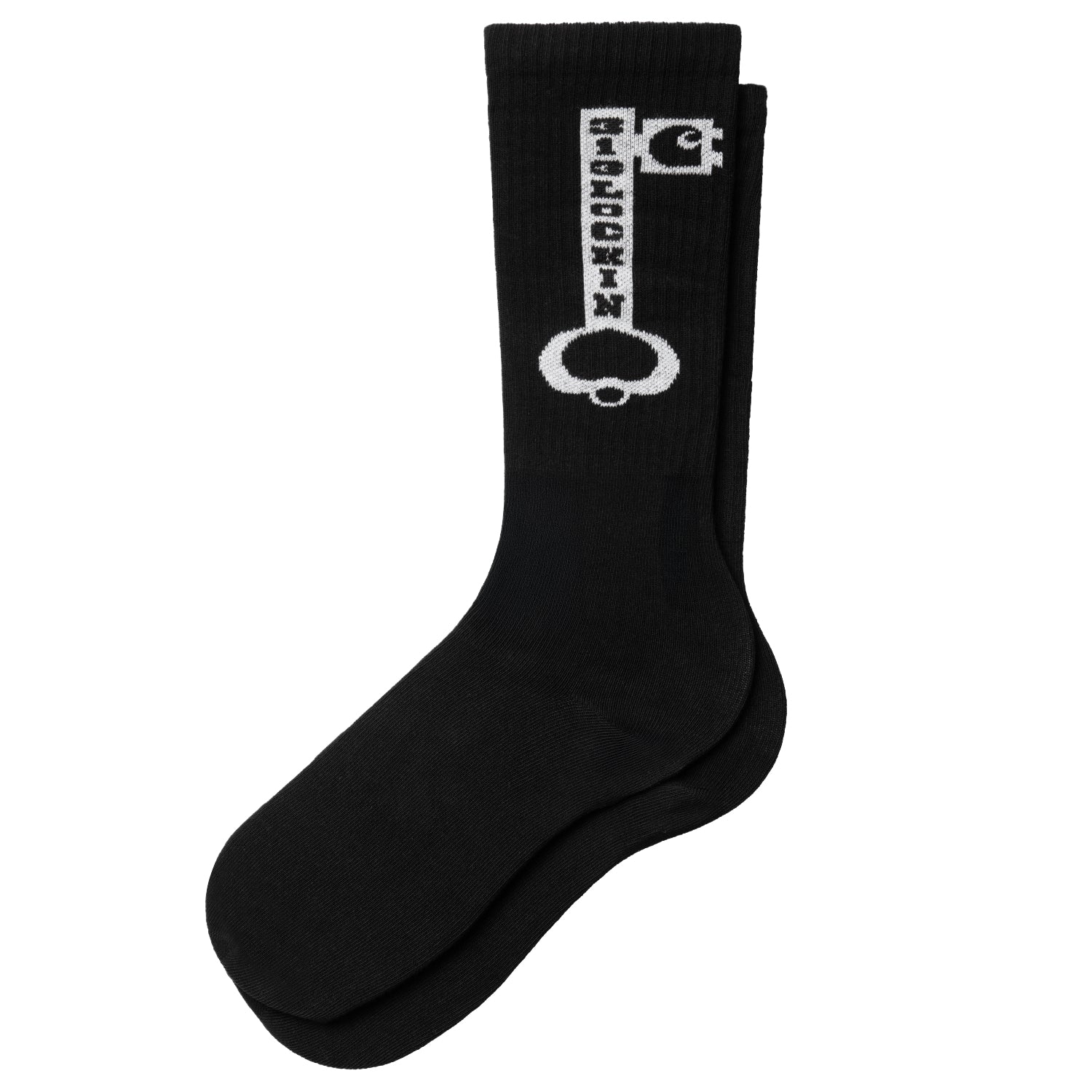 Locked Socks - Black / White