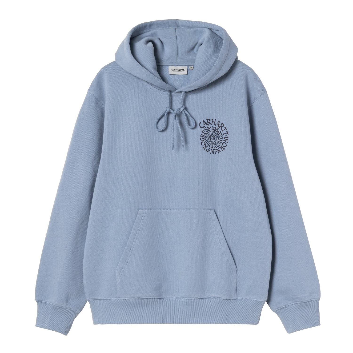 Hooded Spiral Sweat - Gentle Blue