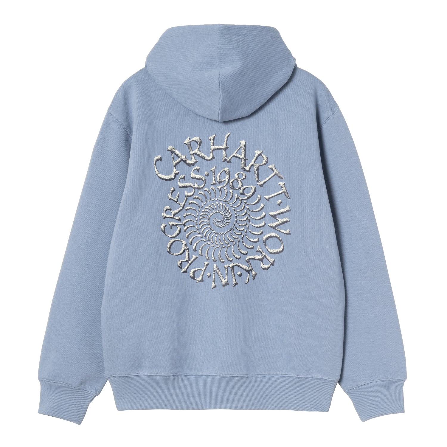 Hooded Spiral Sweat - Gentle Blue 2