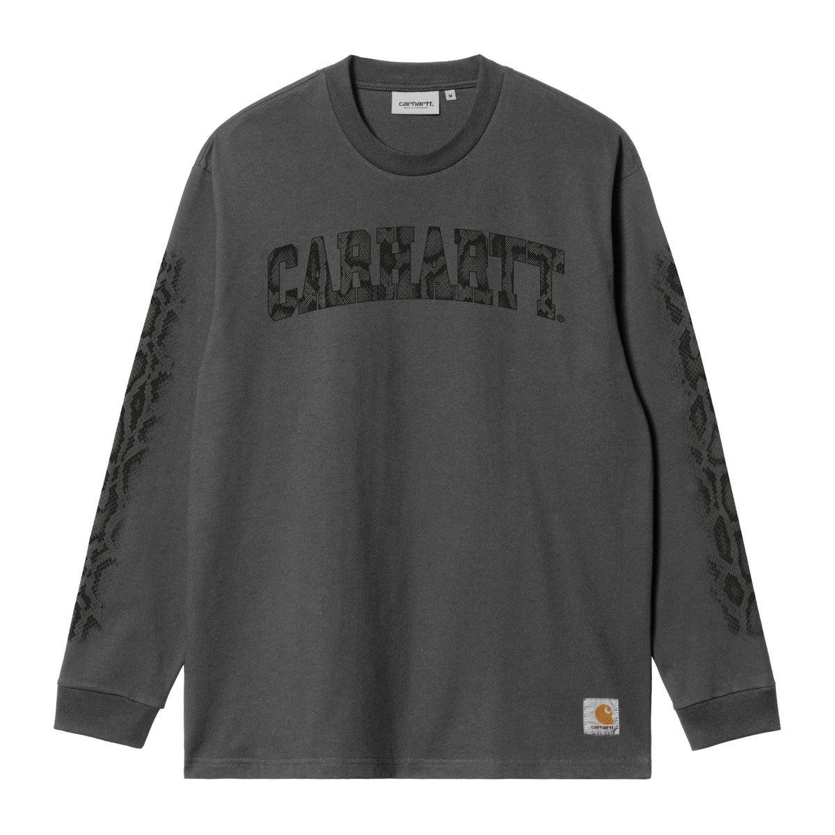ロングスリーブカモフラージュスネークTシャツ