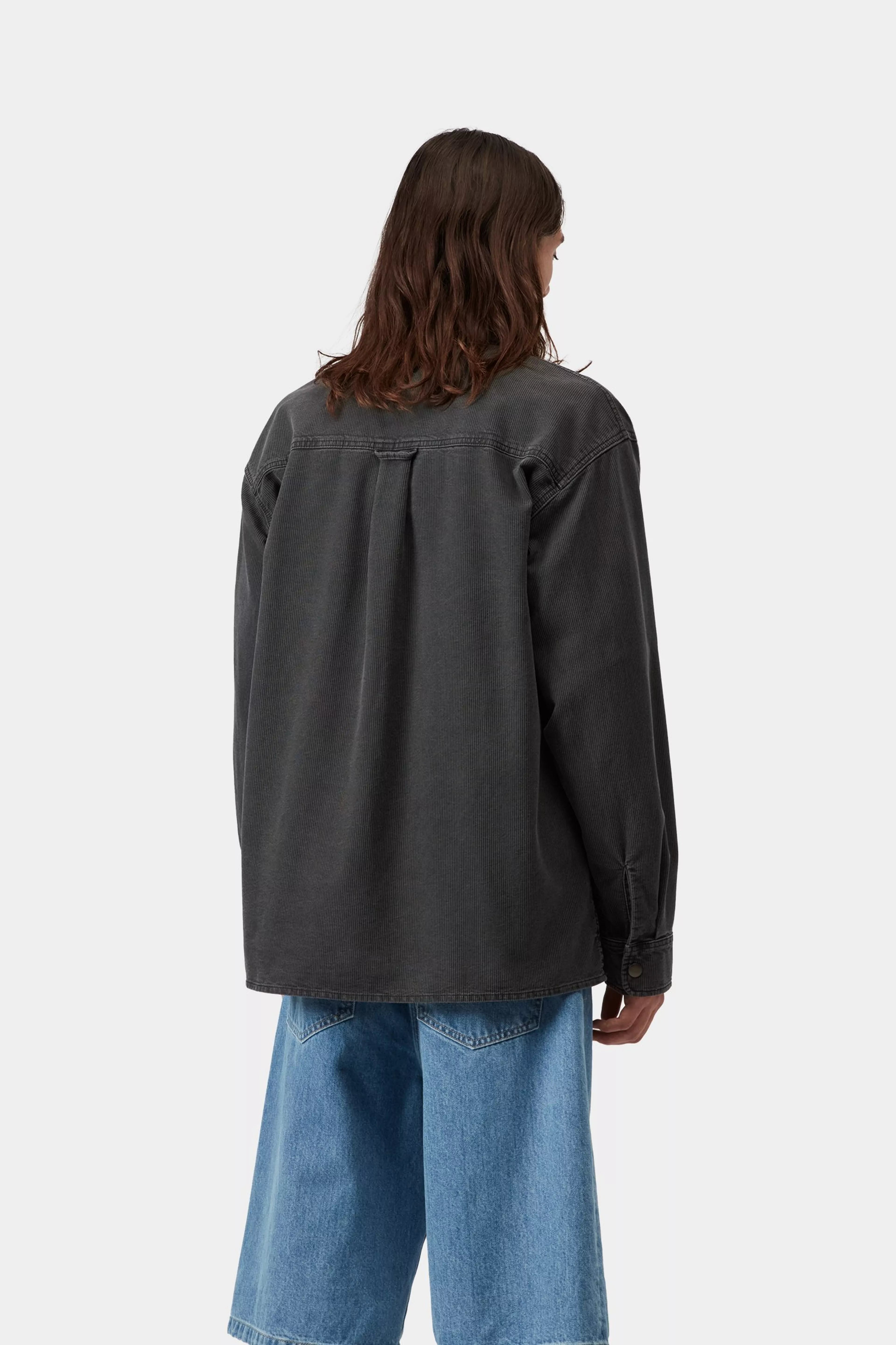 Parrish Shirt Jac - Obsidian (stone washed)