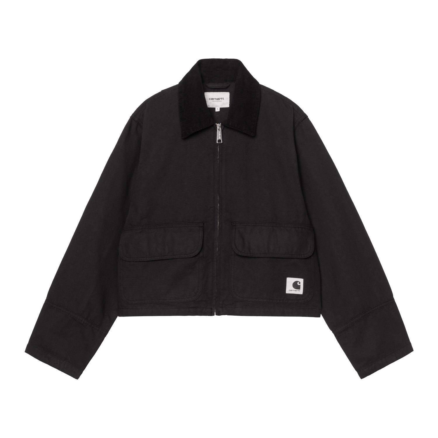 W' Prescott Jacket - Black / Black (garment dyed)