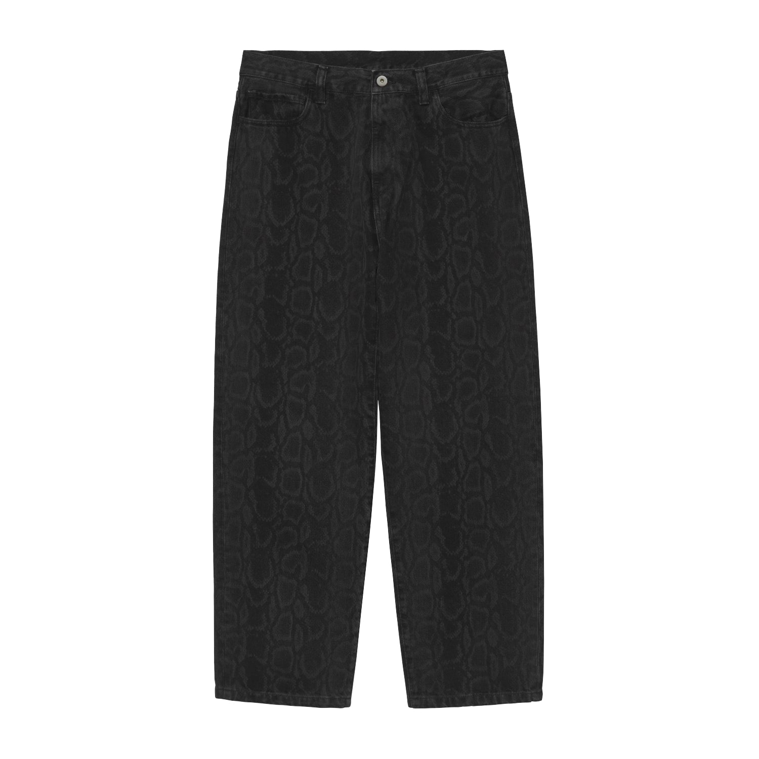Snake Landon Pant - Snake Camo, Black (heavy stone wash)