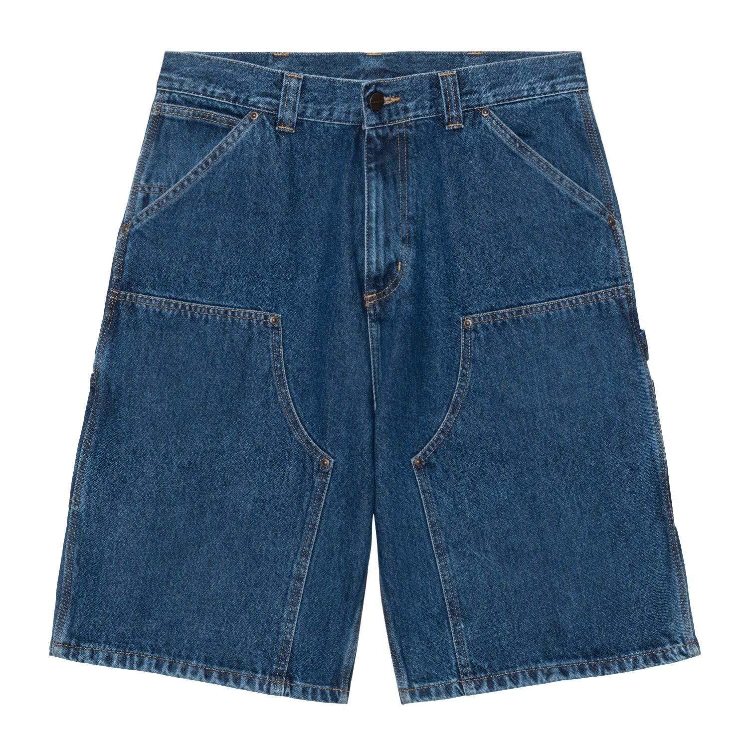 OG Double Knee Short - Blue (stone washed)