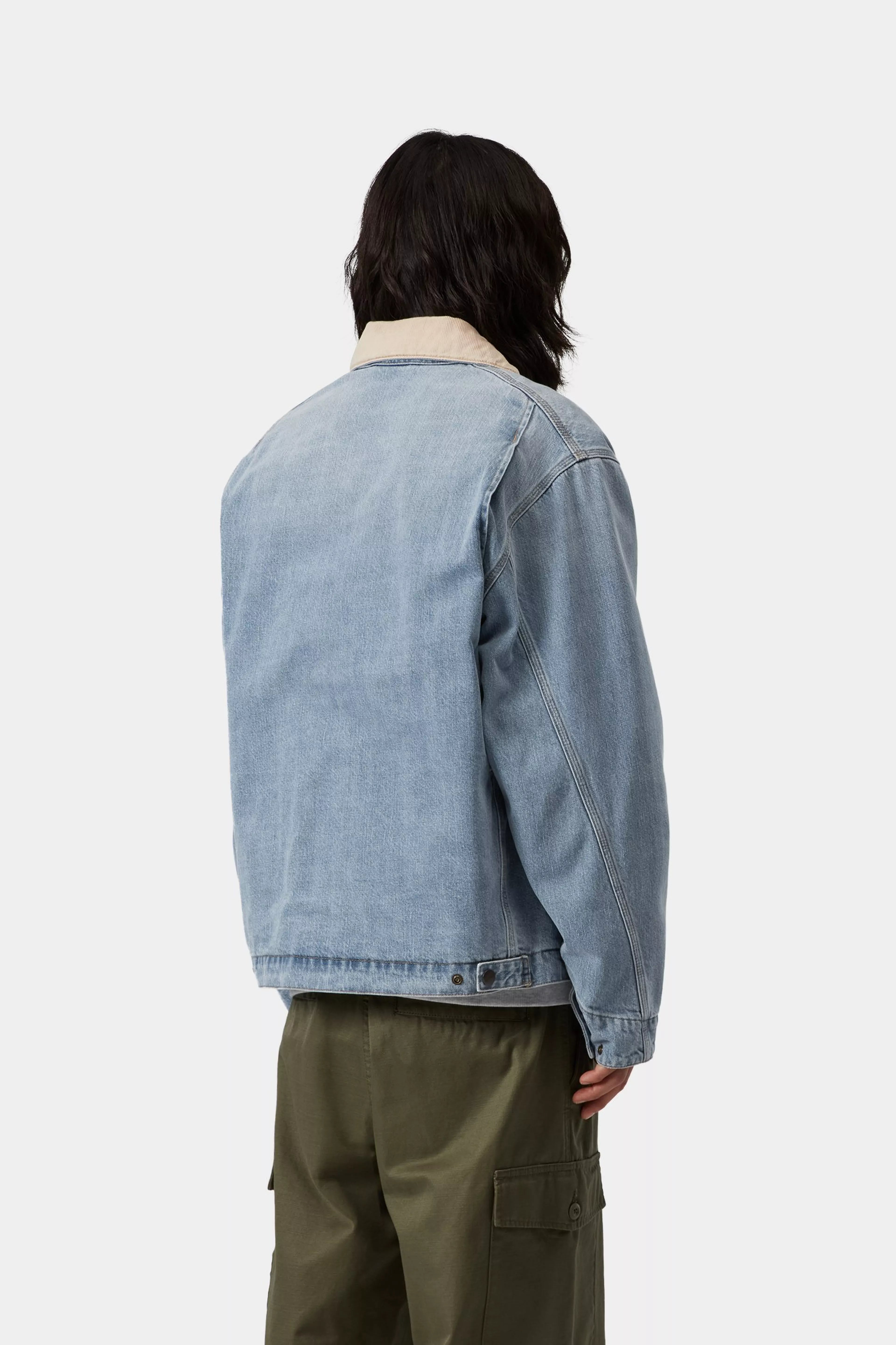OG Detroit Jacket - Blue / Dusty H Brown, Burst washed 3