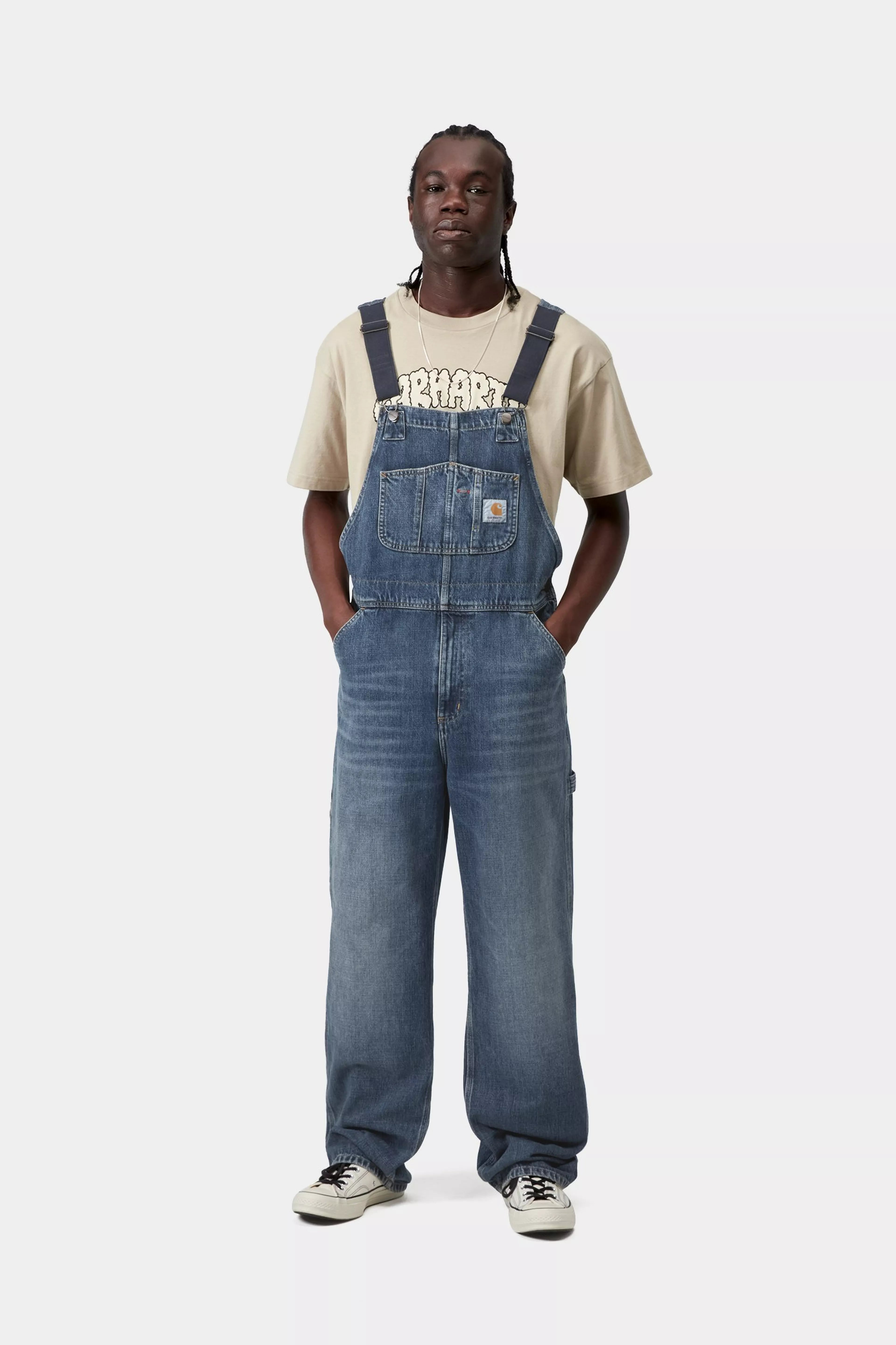 Bib Overall - Blue (dark used wash) 3