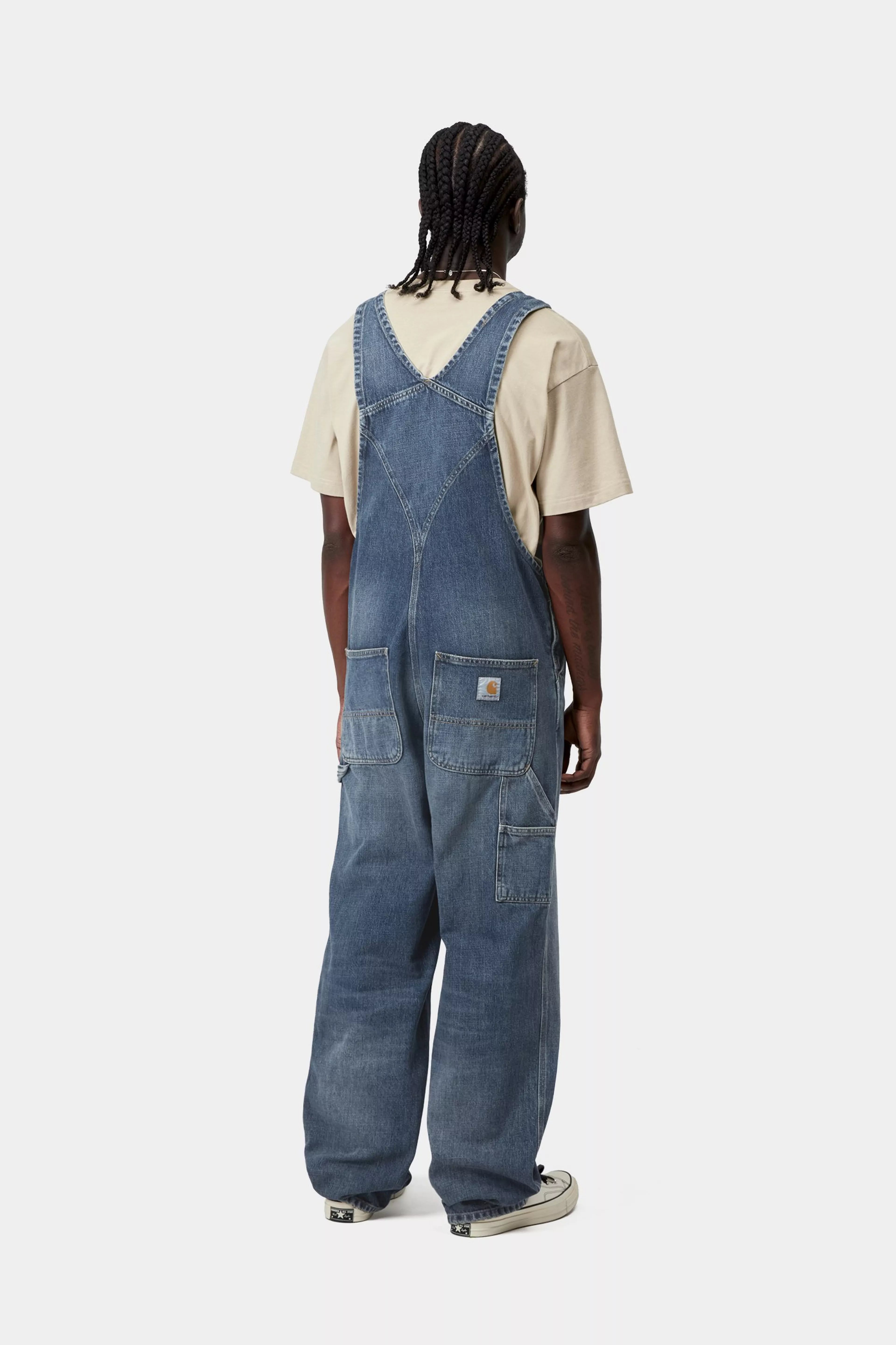 Bib Overall - Blue (dark used wash) 2