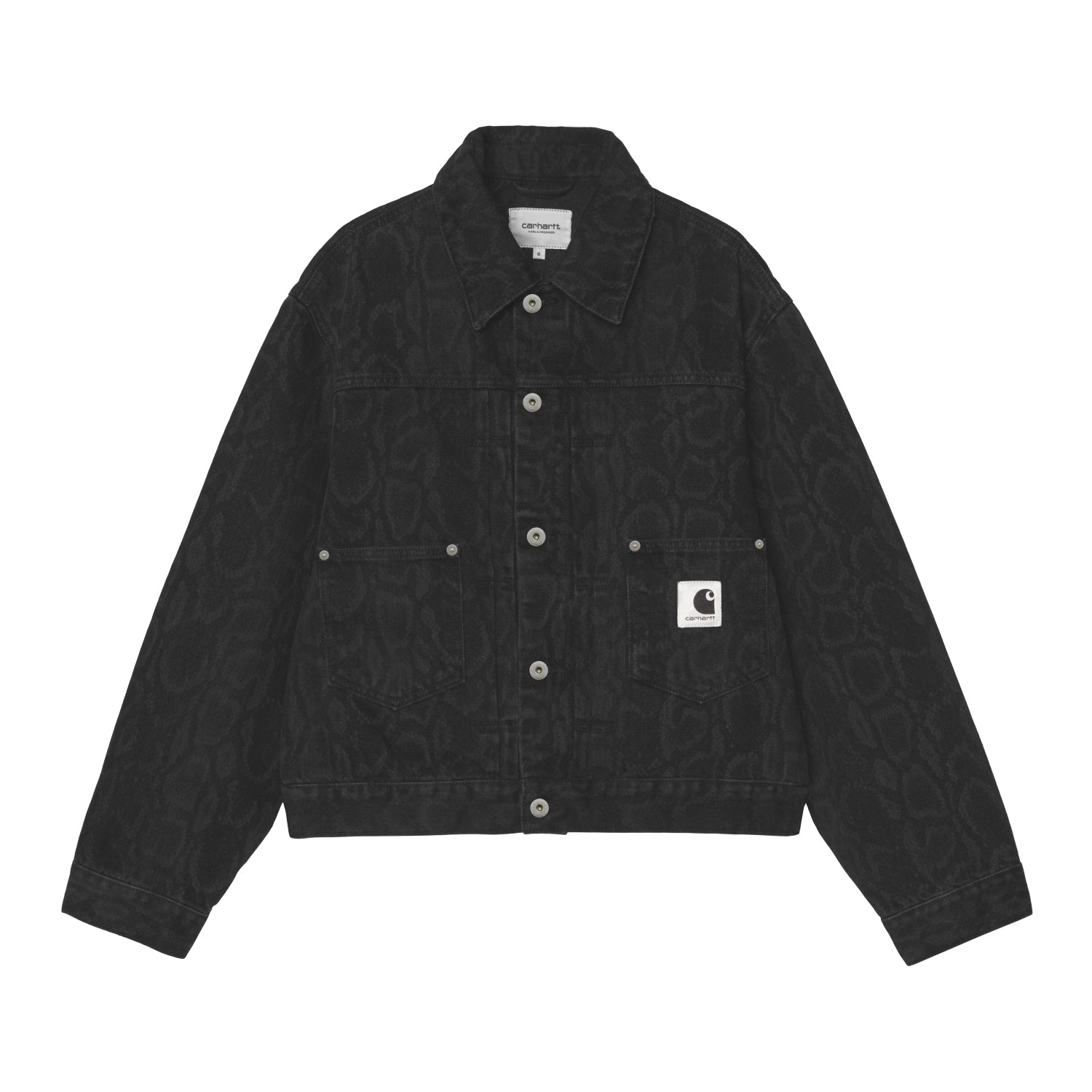 W' Belmar Jacket - Snake Camo, Black (heavy stone wash)