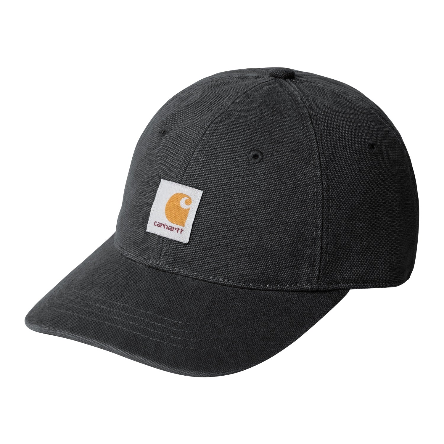 Canvas Cap - Black (stone washed)