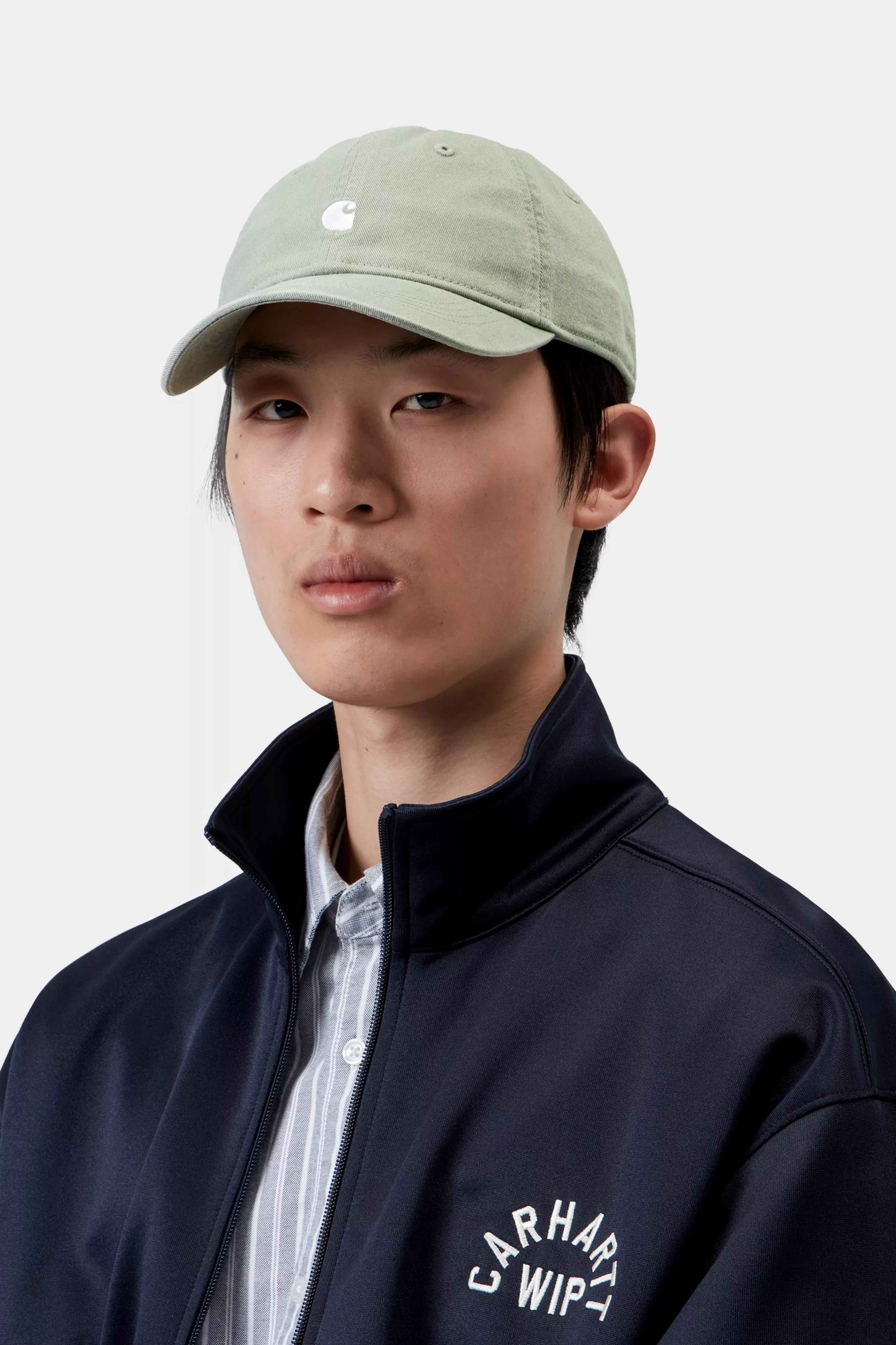 Madison Logo Cap - Shady Green / White