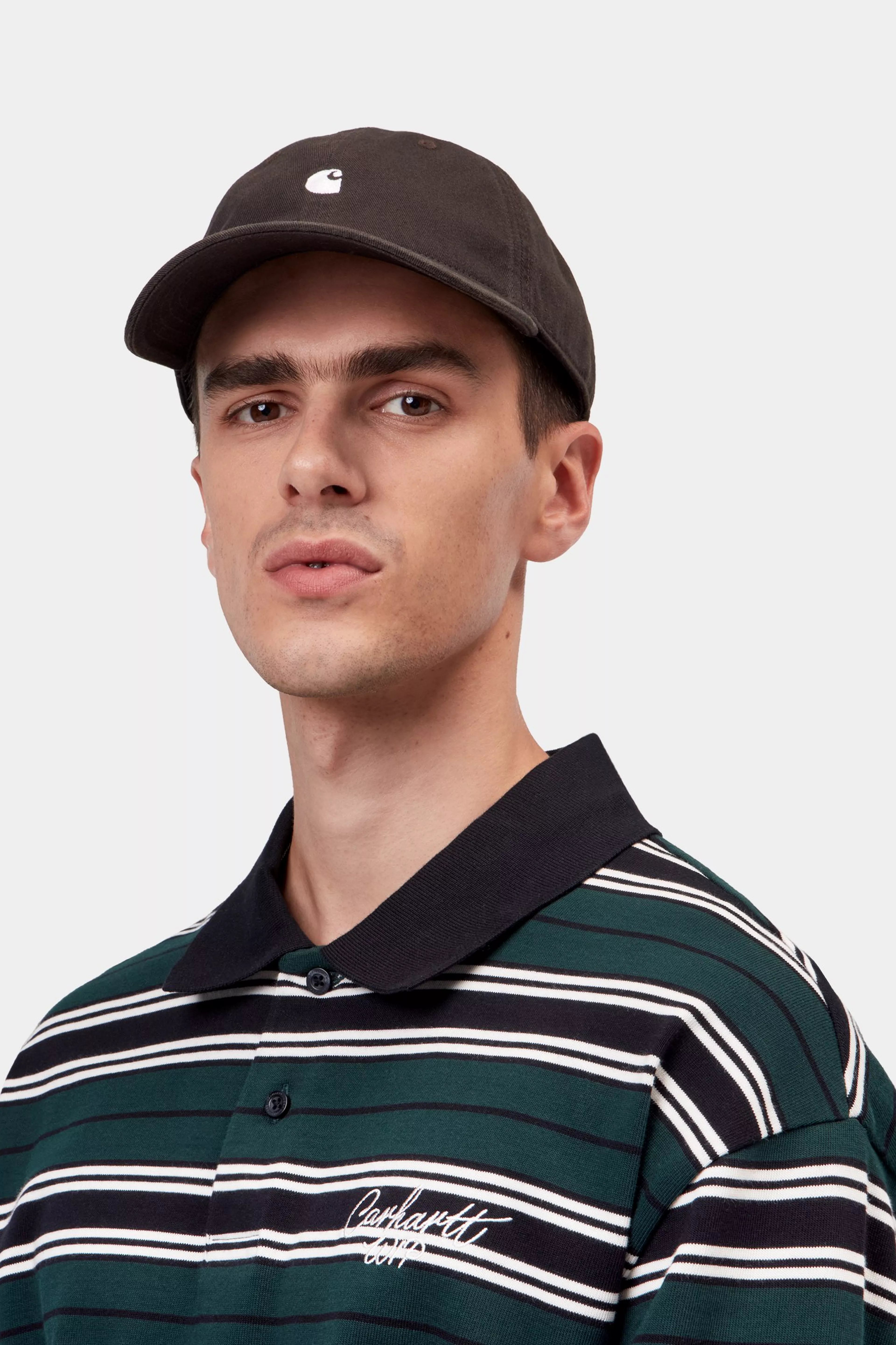 Madison Logo Cap - Tobacco / White