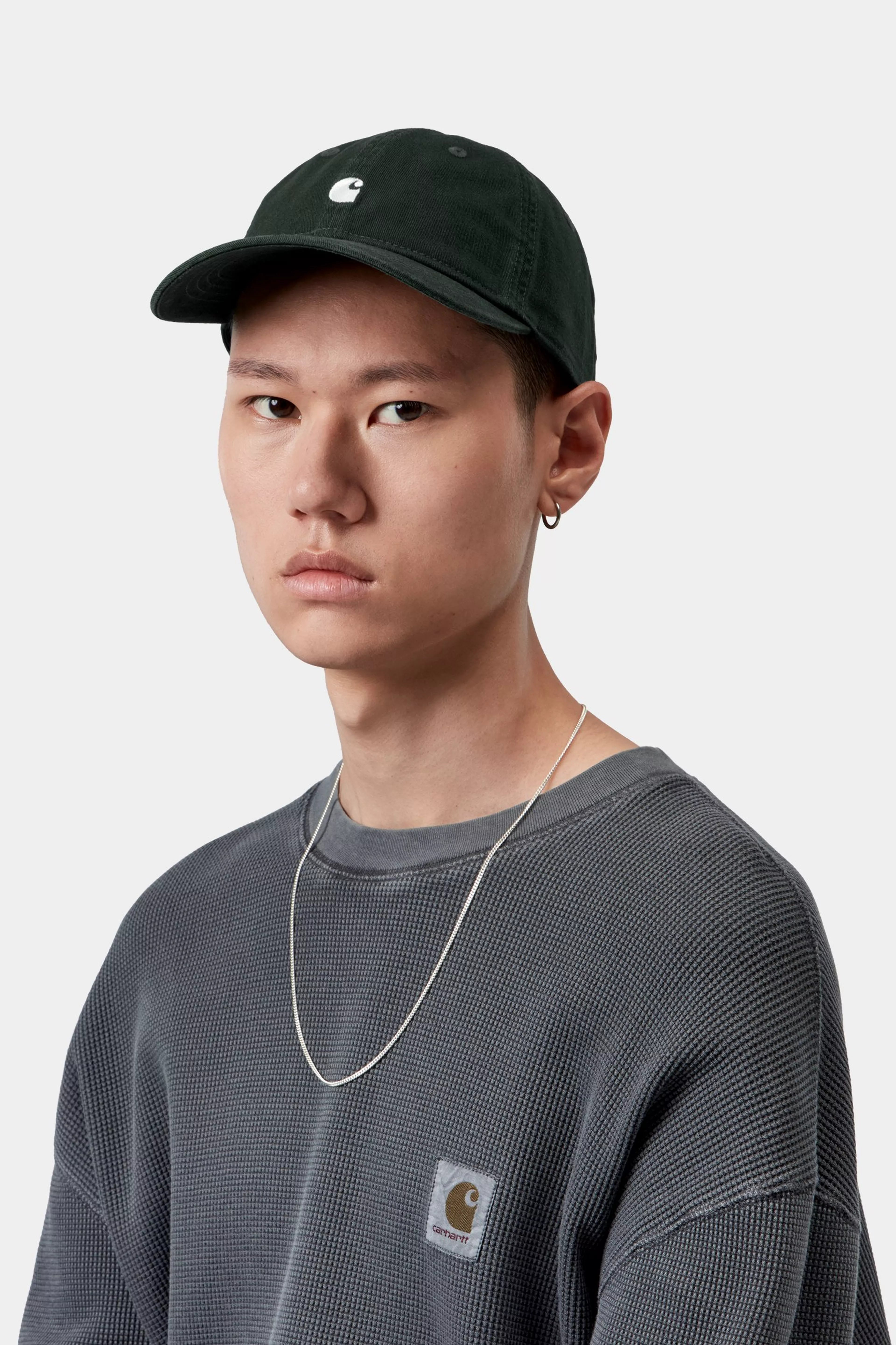 Madison Logo Cap - Dark Scarab / White