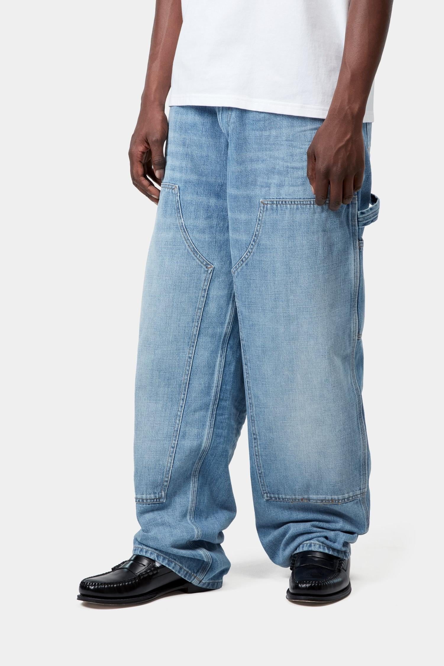 OG Double Knee Pant - Blue (burst washed)