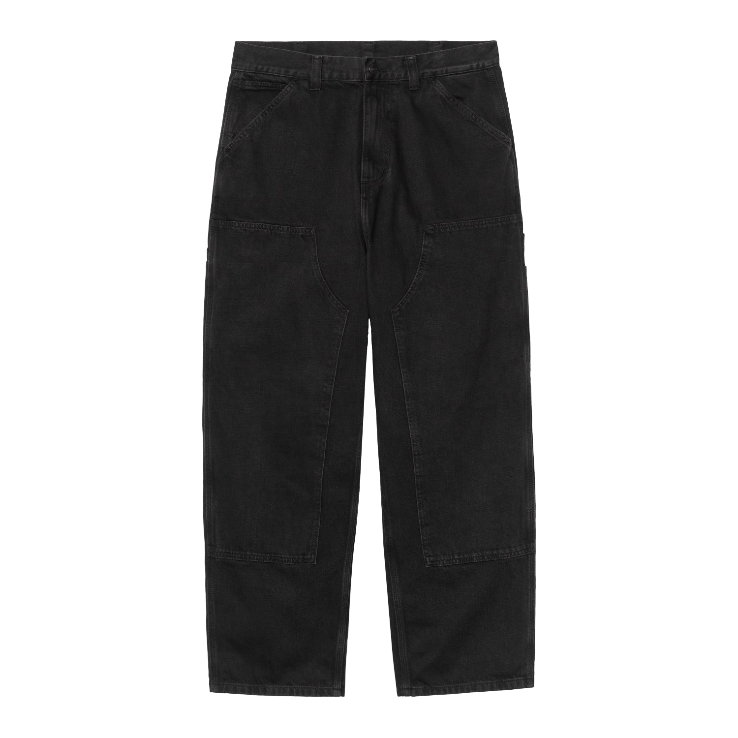 OG Double Knee Pant - Black (stone washed)