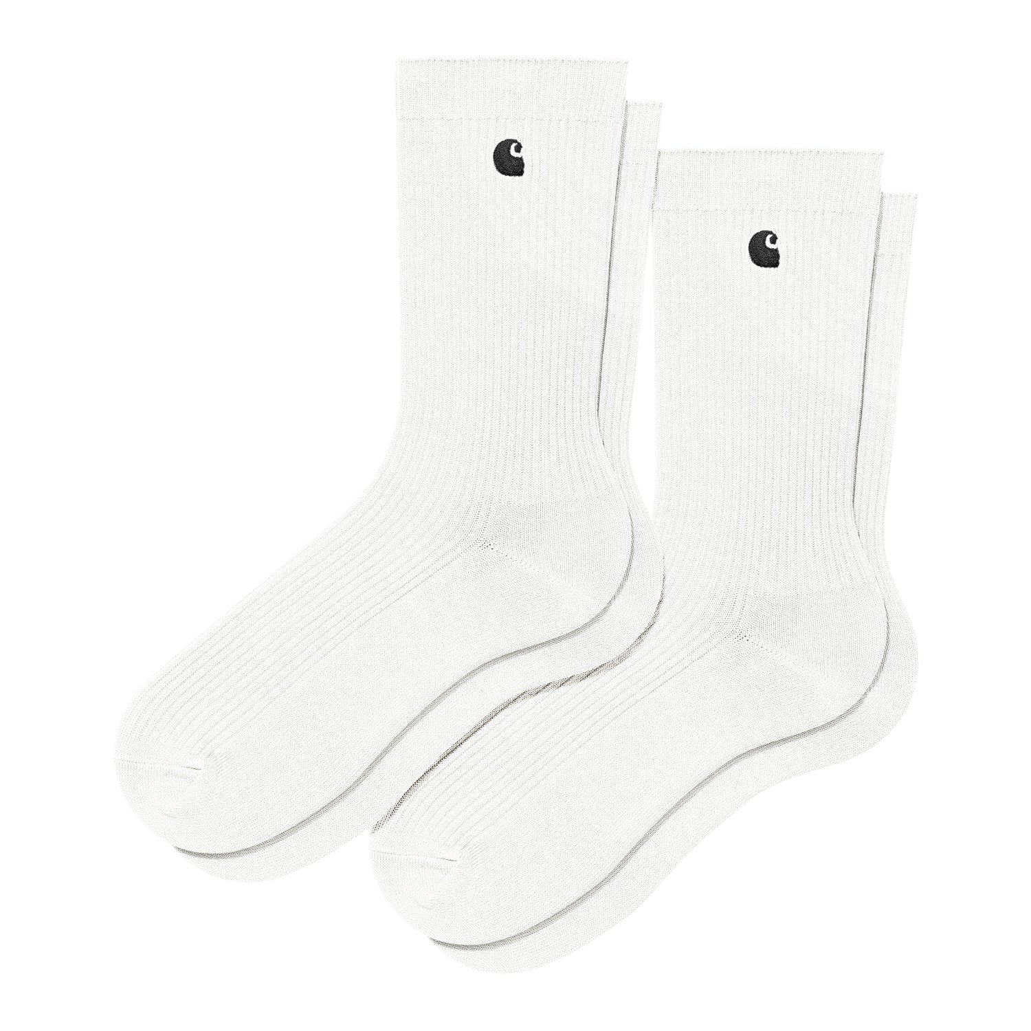 Madison Pack Socks - White / Black + White / Black