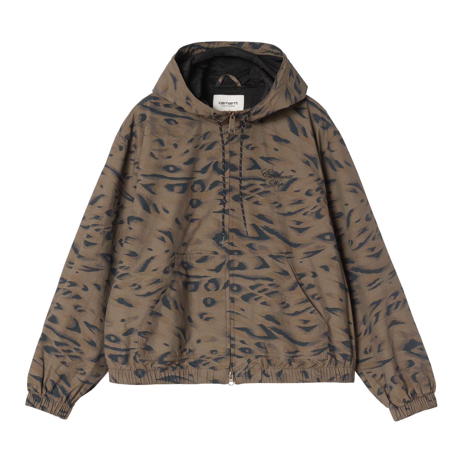 W' Travon Jacket - Duck Feather Print, Cypress / Black