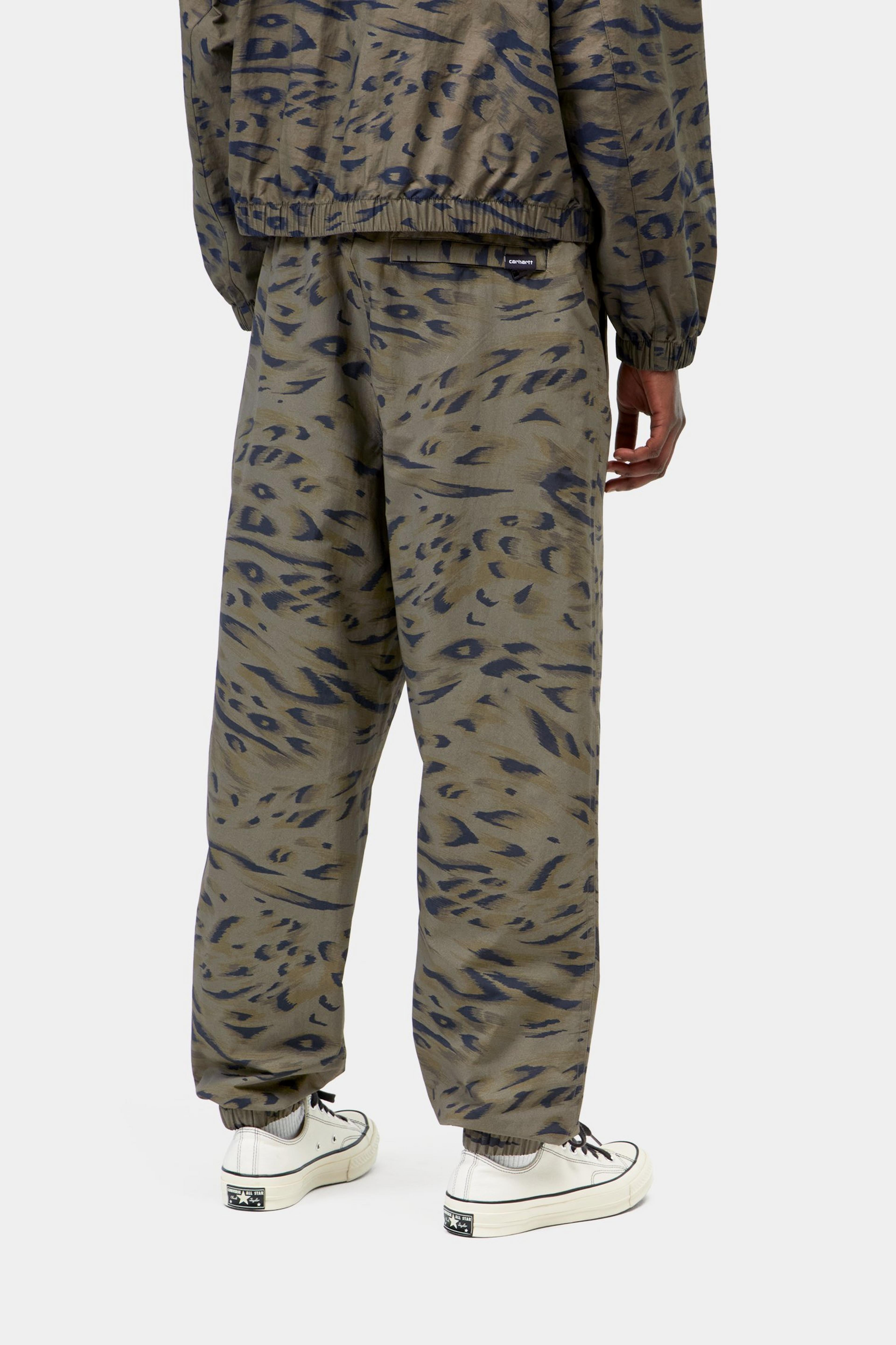 W' Travon Pant - Duck Feather Print, Cypress / Black