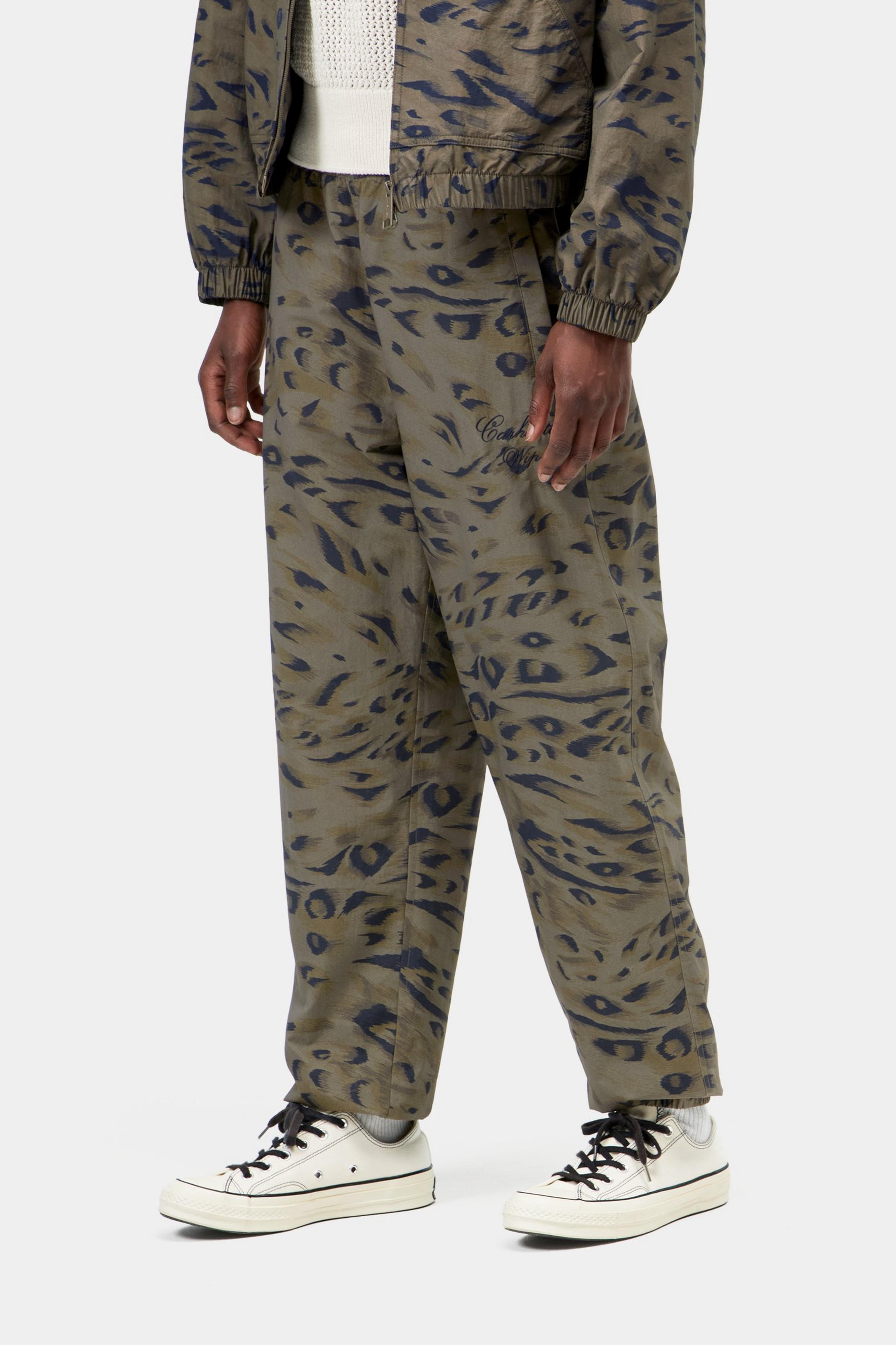W' Travon Pant - Duck Feather Print, Cypress / Black