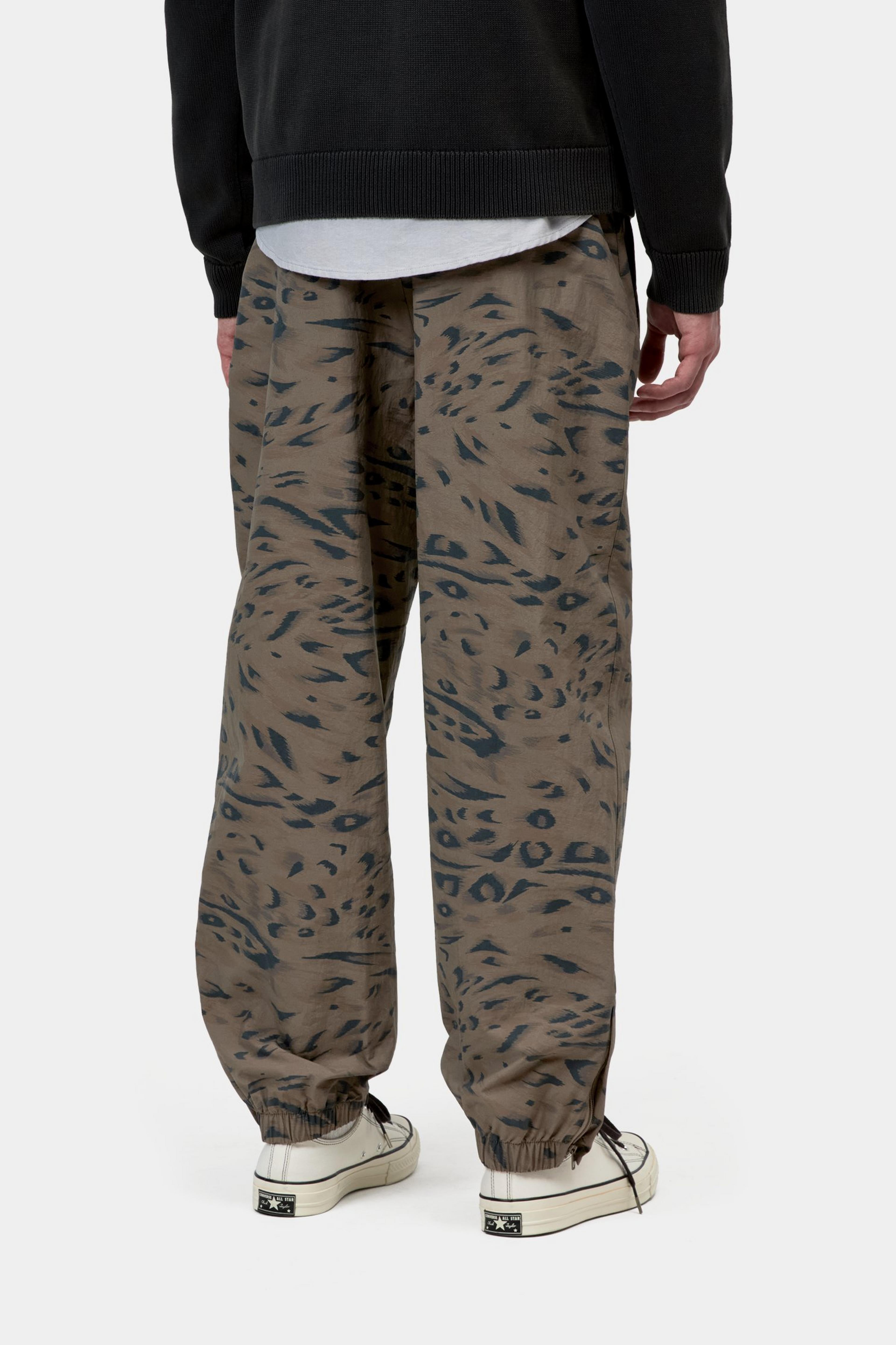 Travon Pant - Duck Feather Print, Cypress / Black