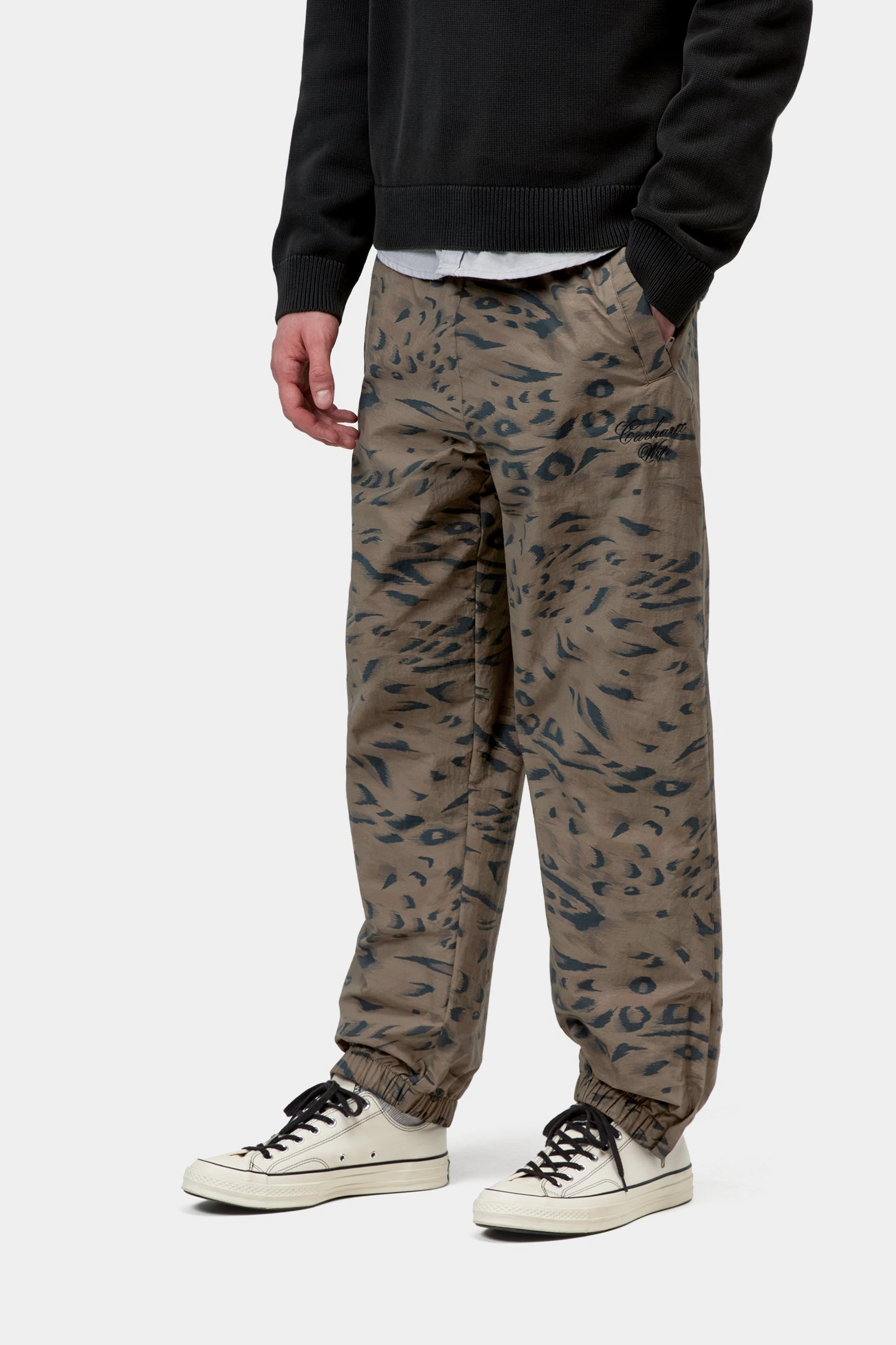 Travon Pant - Duck Feather Print, Cypress / Black