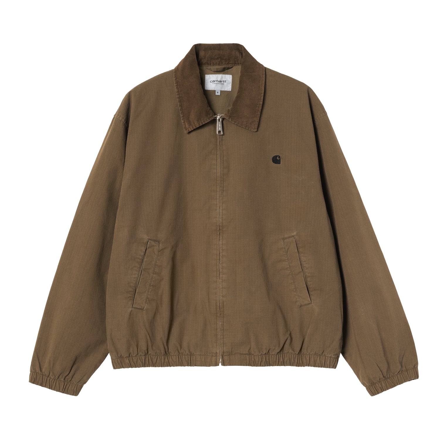Madison Ripstop Jacket - Dark Beech / Black (garment dyed)