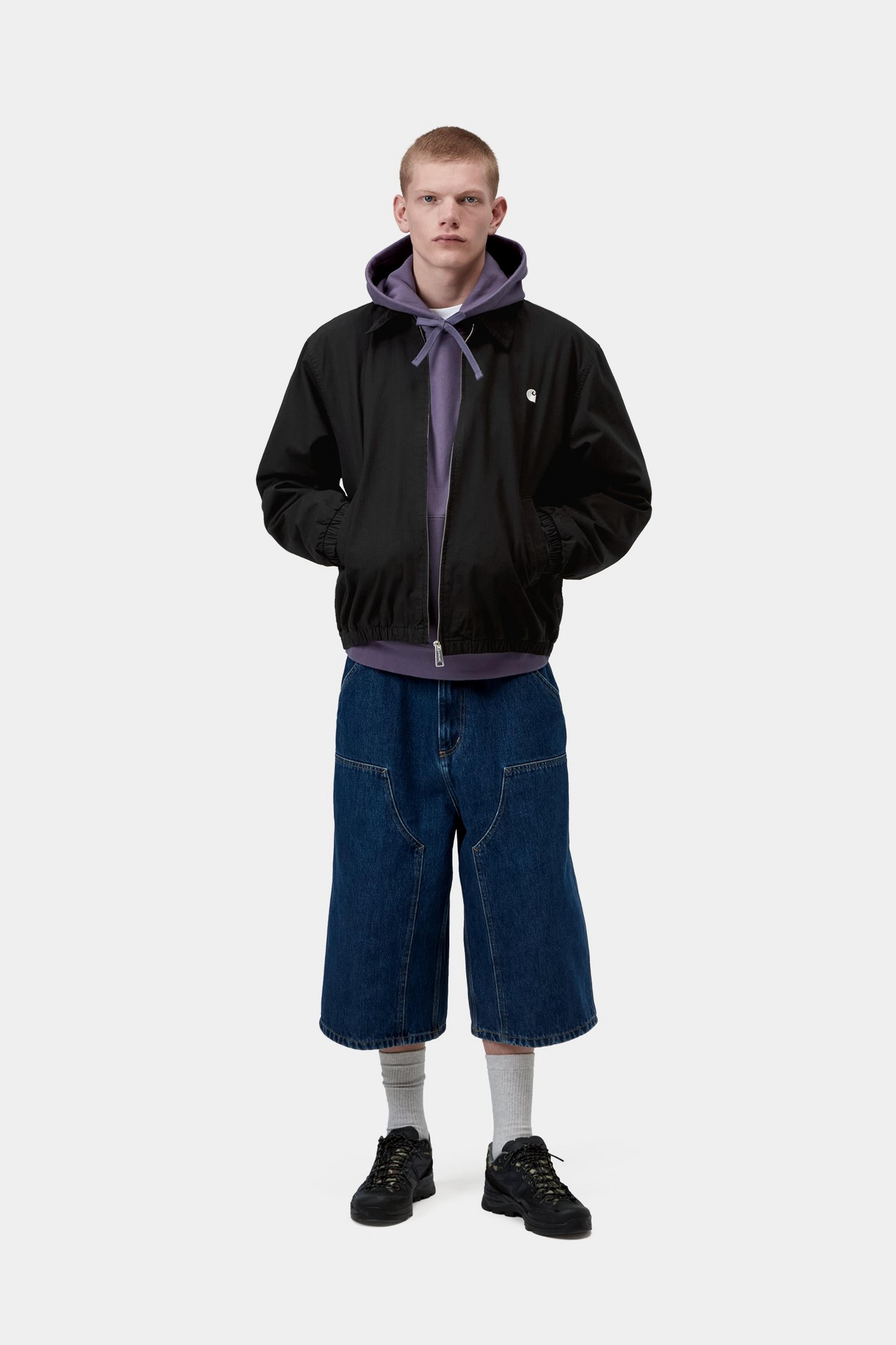 Madison Ripstop Jacket - Black / Wax (garment dyed)